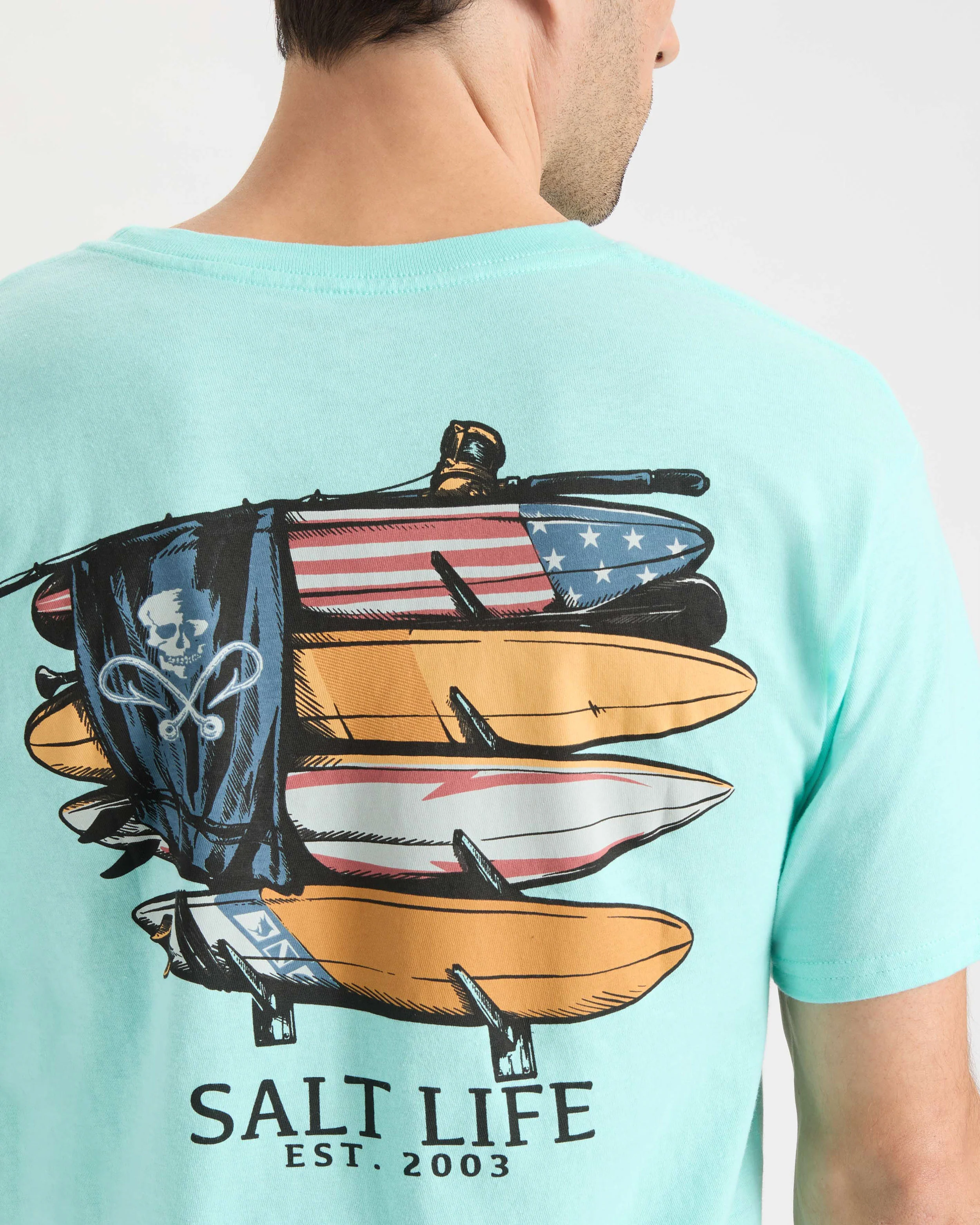 Men's American Quiver Short Sleeve Tee - Image 6