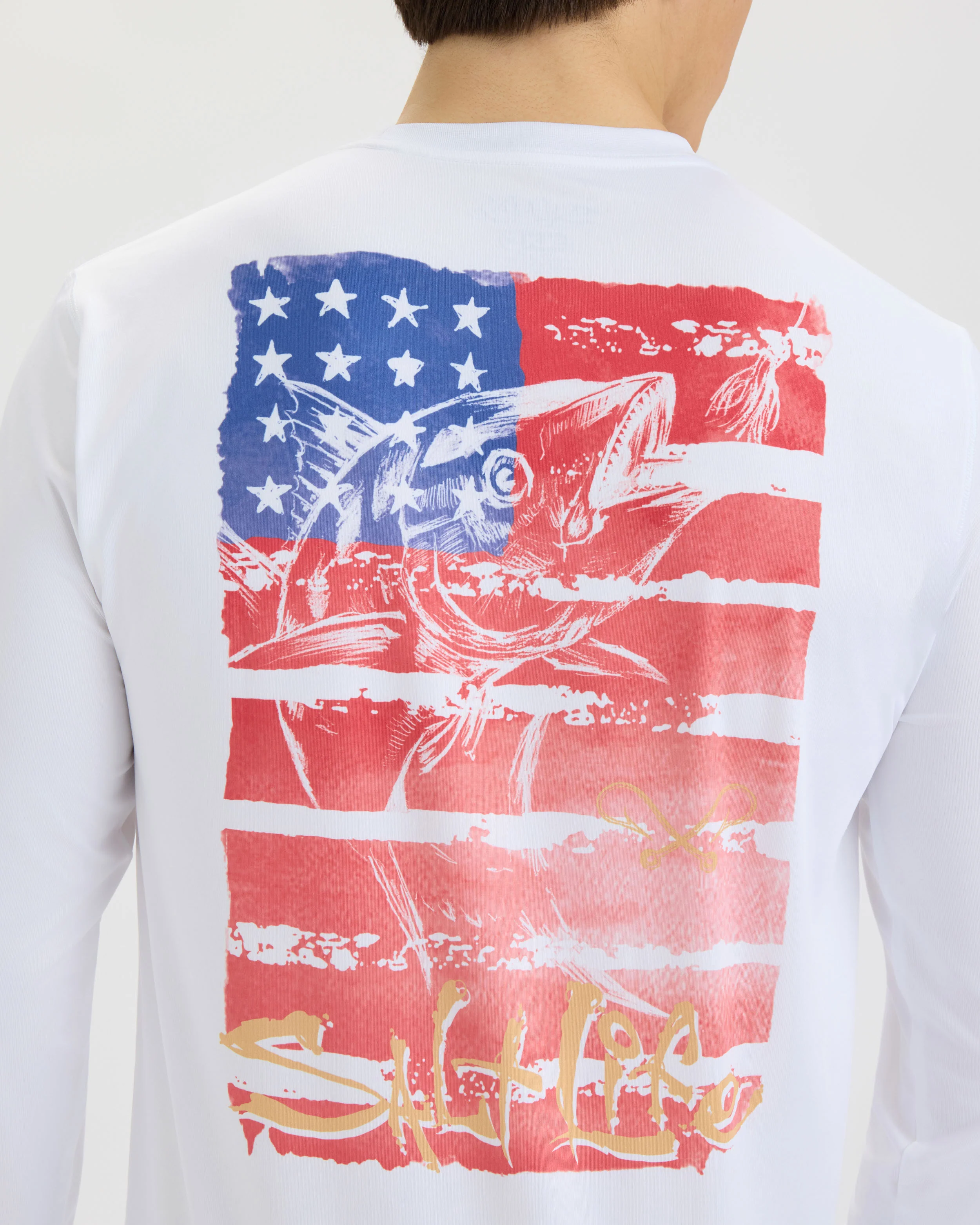 Men’s Americana Tuna SLX Performance Long Sleeve Tee - Image 5