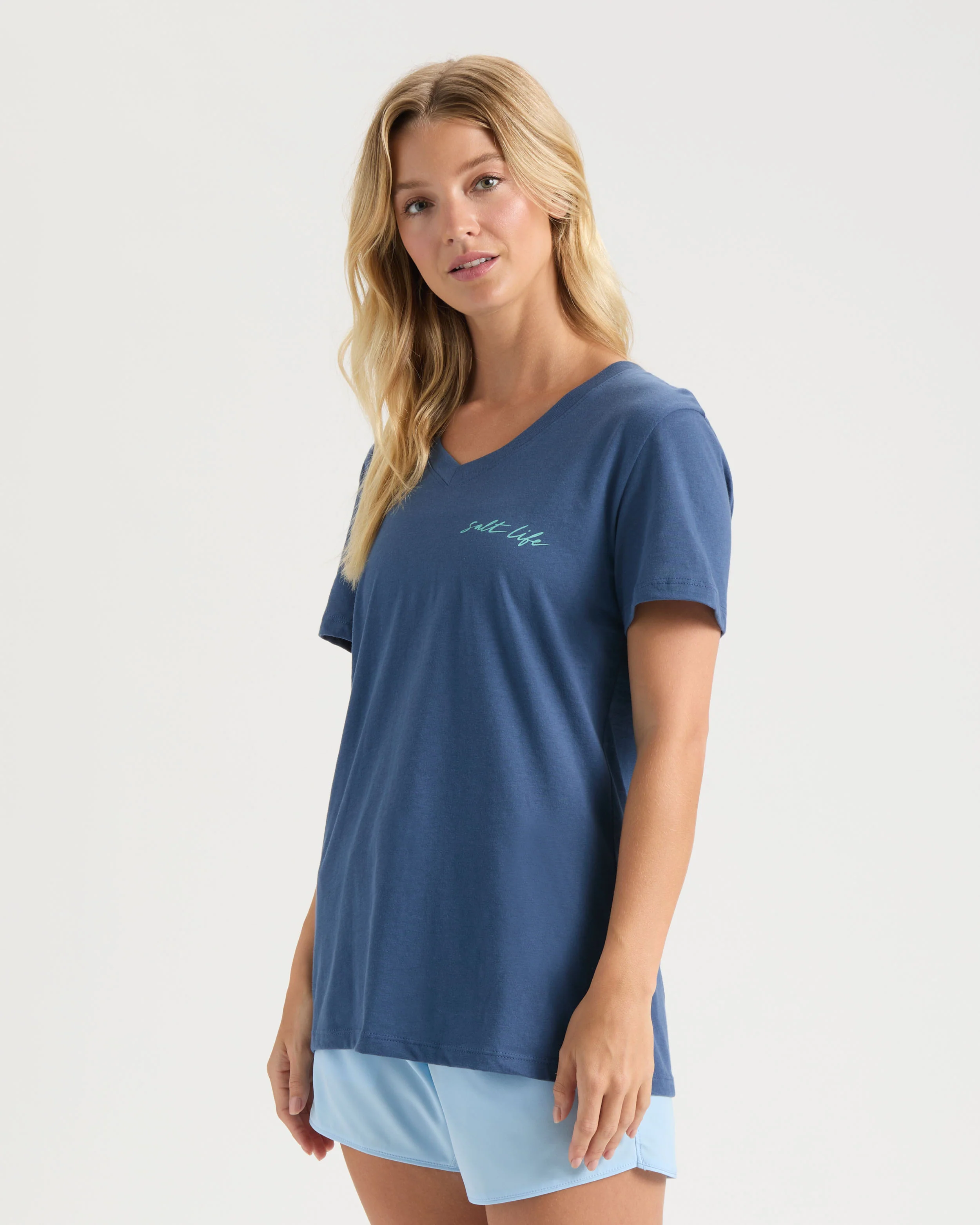 Women's Anchored Kelp Short Sleeve Shirt - Image 4