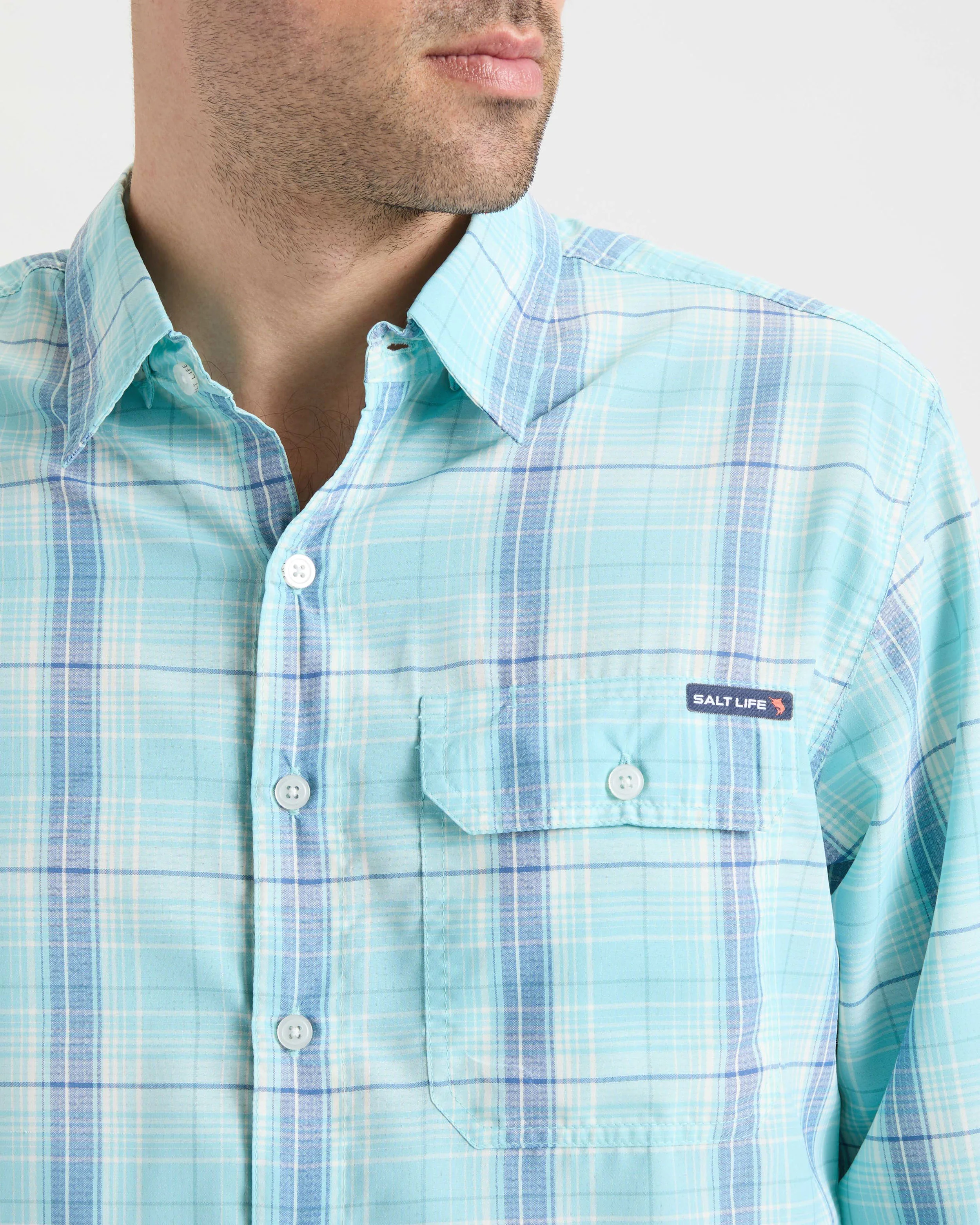 Men's Baitcaster SLX Performance Long Sleeve Shirt - Image 6