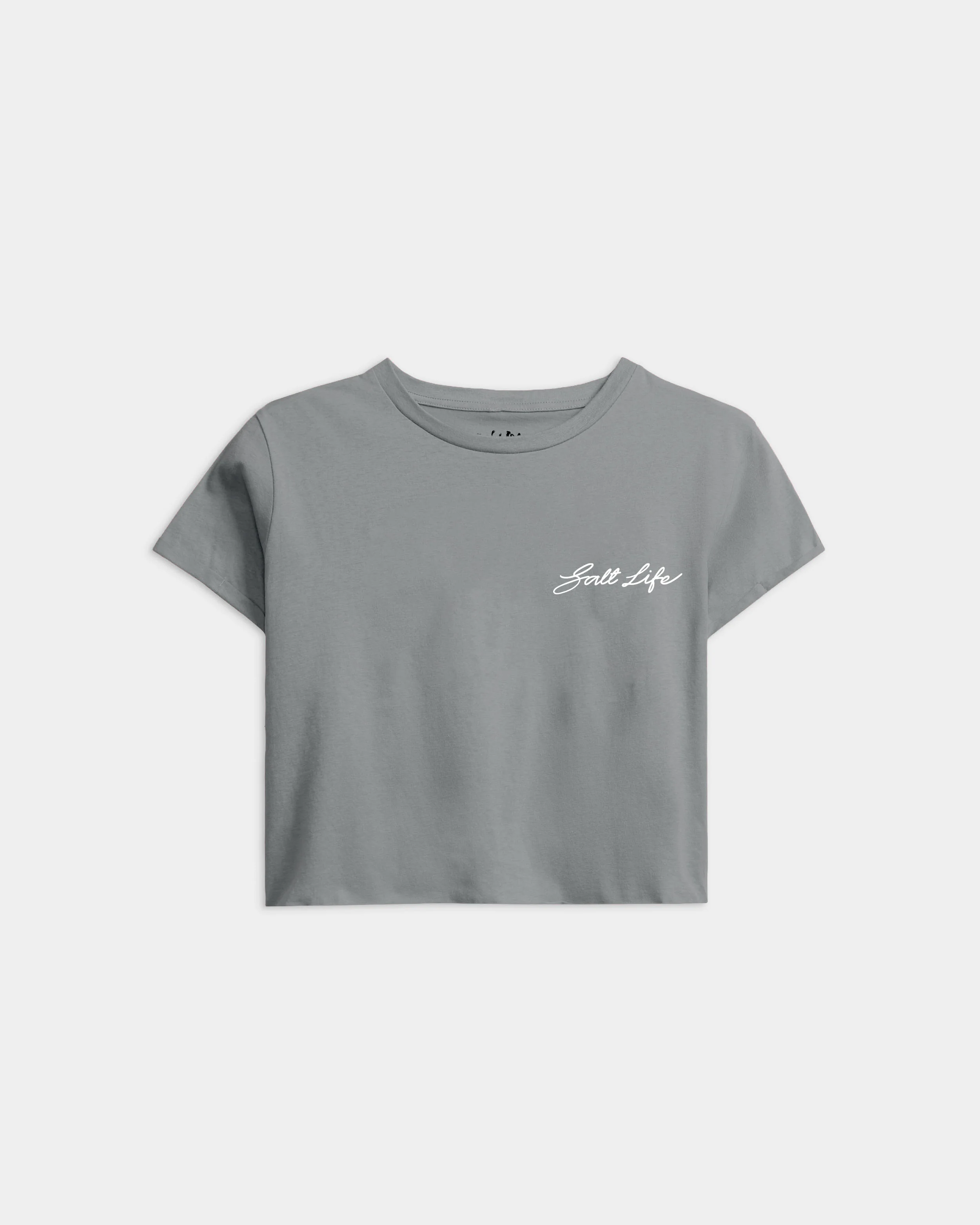 Women’s Beach Turtle Cropped Boyfriend Tee - Image 2