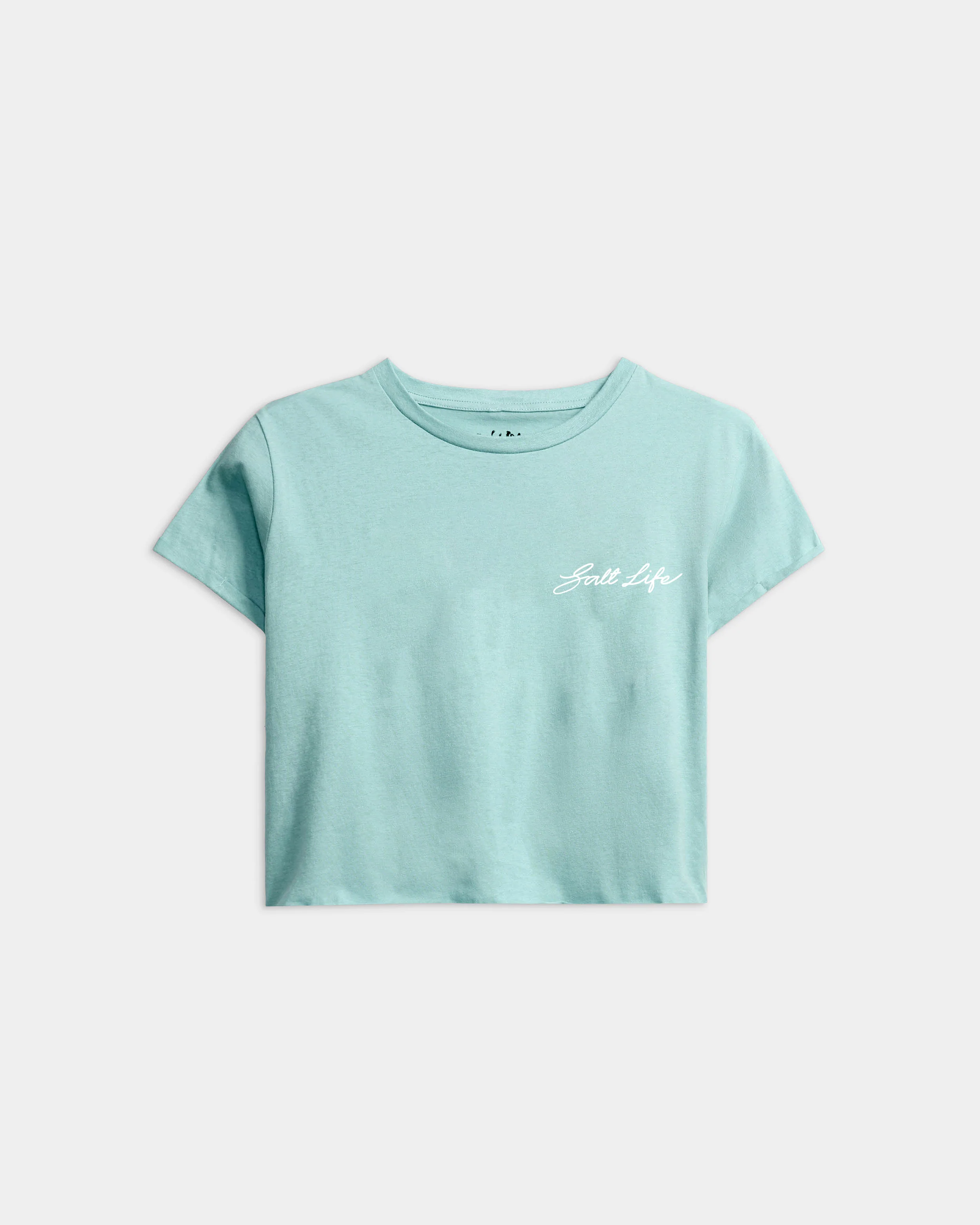 Women’s Beach Turtle Cropped Boyfriend Tee - Image 7