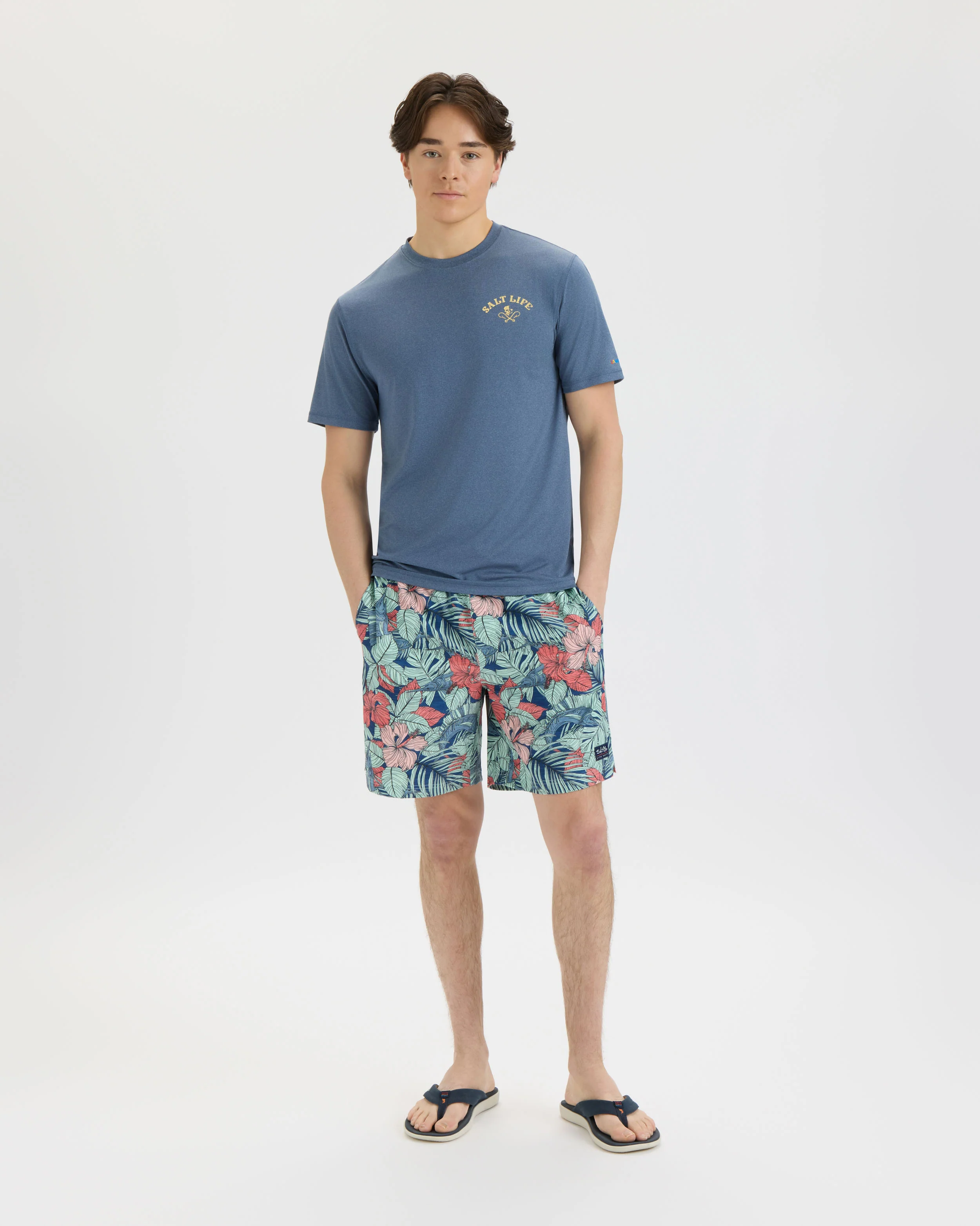 Men’s Bone Fish Crest SLX Performance Short Sleeve Tee - Image 5