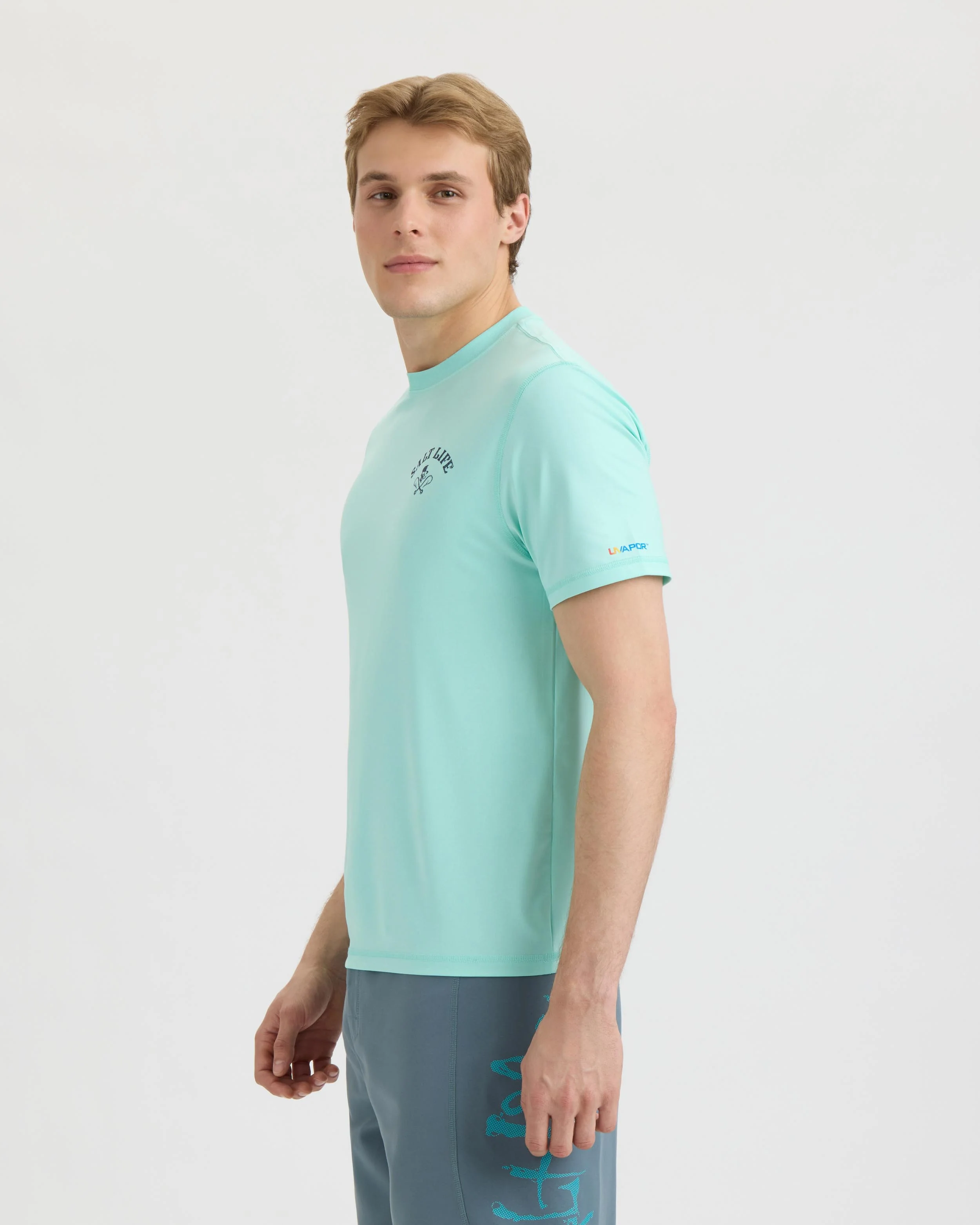 Men’s Bone Fish Crest SLX Performance Short Sleeve Tee - Image 3