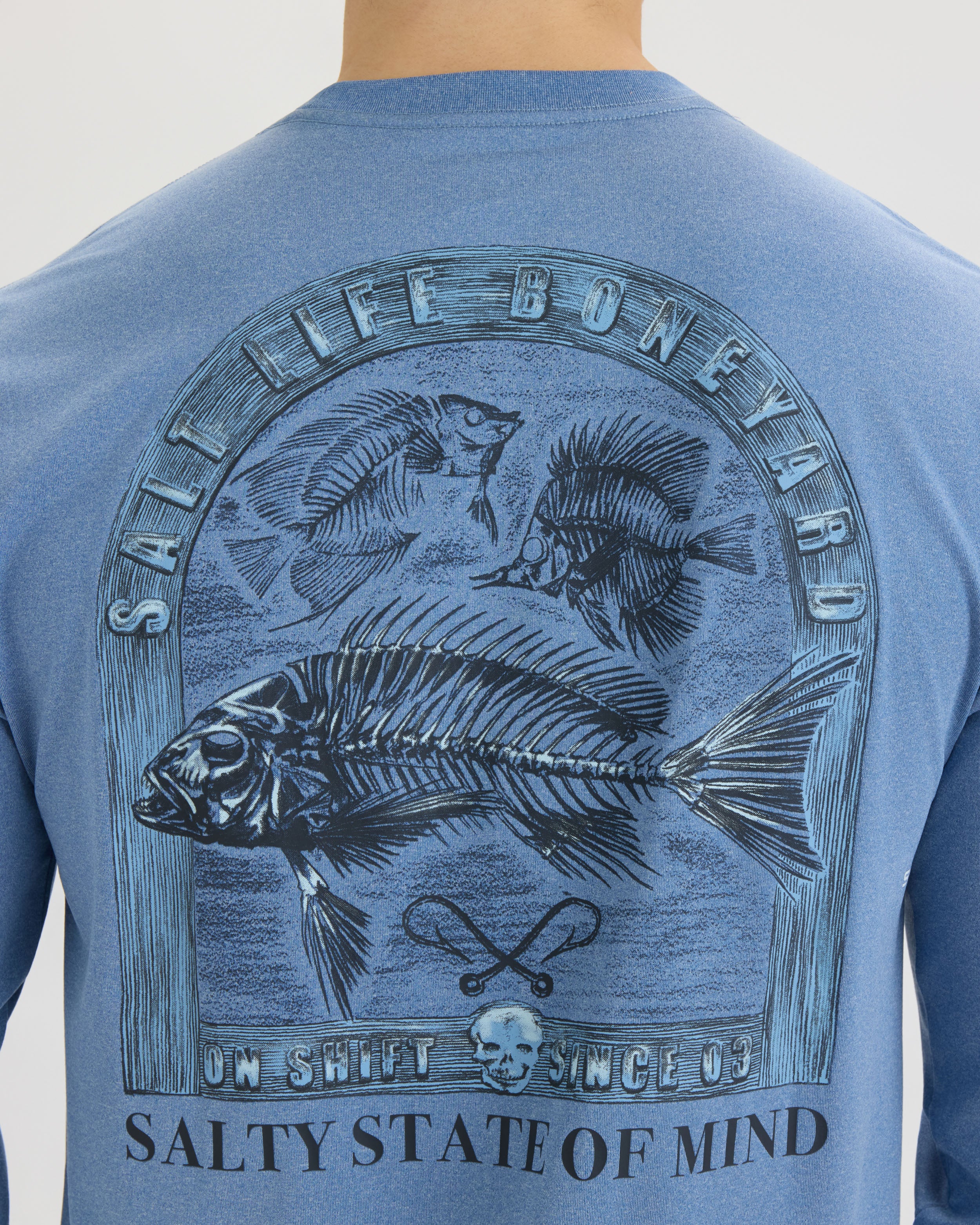 Men’s Boneyard SLX Performance Long Sleeve Tee - Image 4