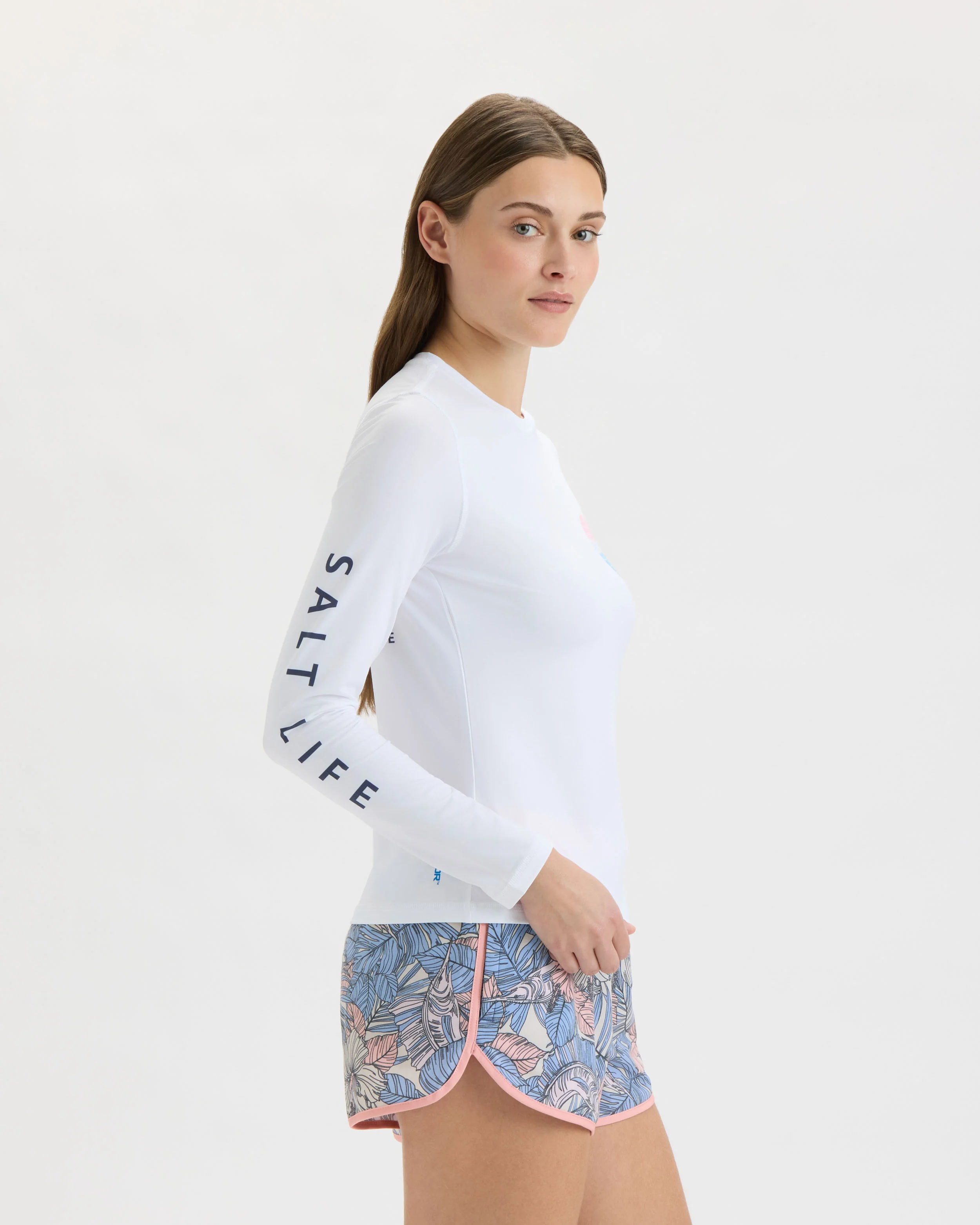Women’s Coral Life Flag SLX Performance Long Sleeve Tee - Image 3
