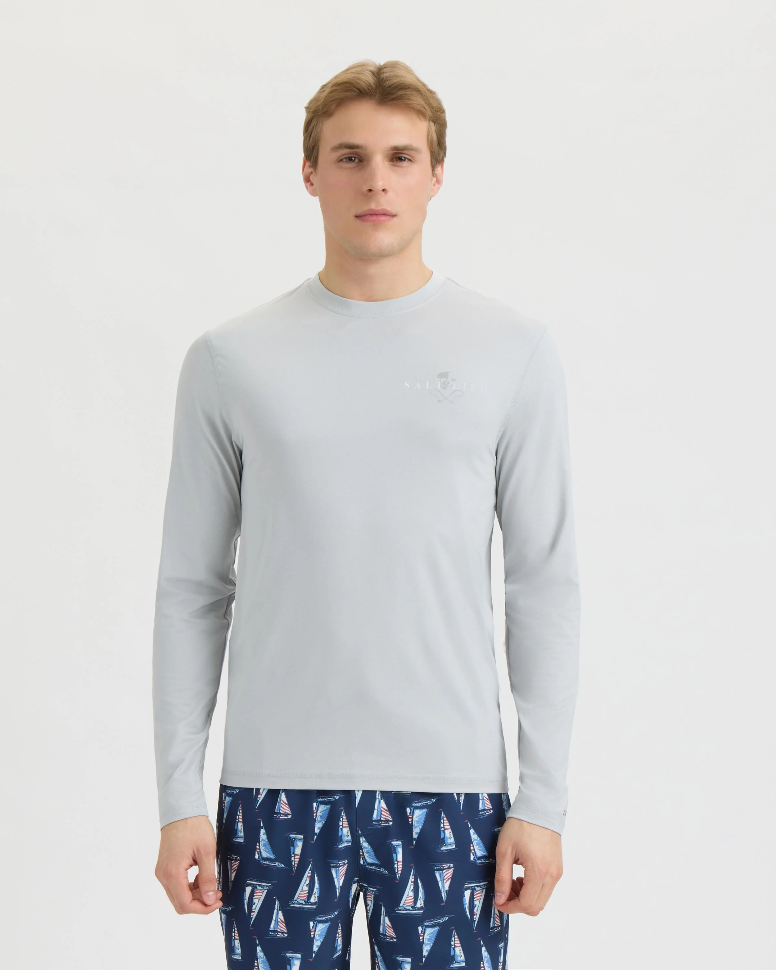Men’s Crab Hammer SLX Performance Long Sleeve Tee - Image 2