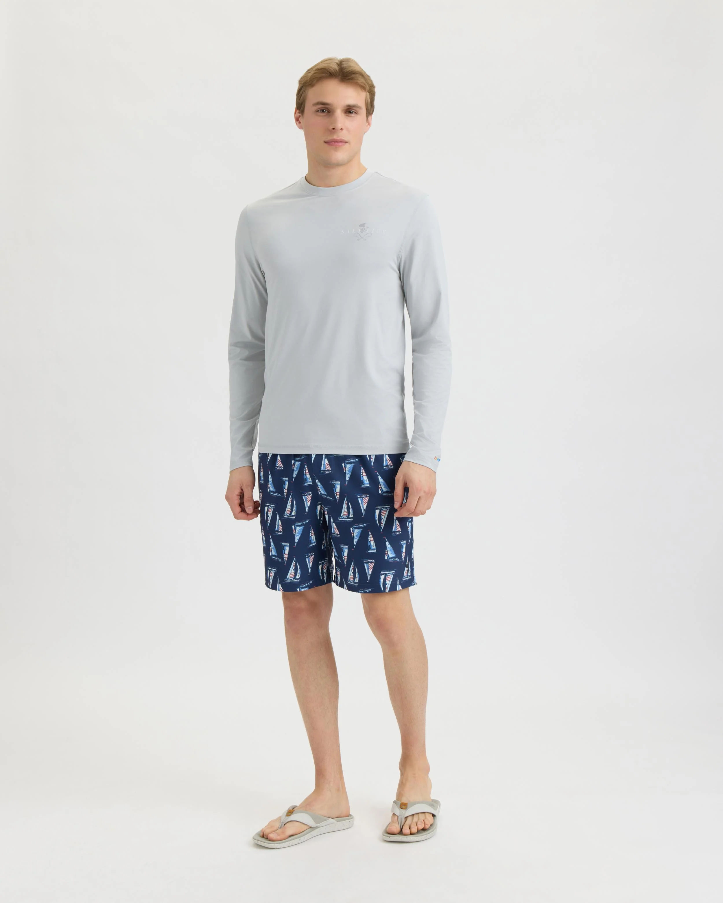 Men’s Crab Hammer SLX Performance Long Sleeve Tee - Image 6