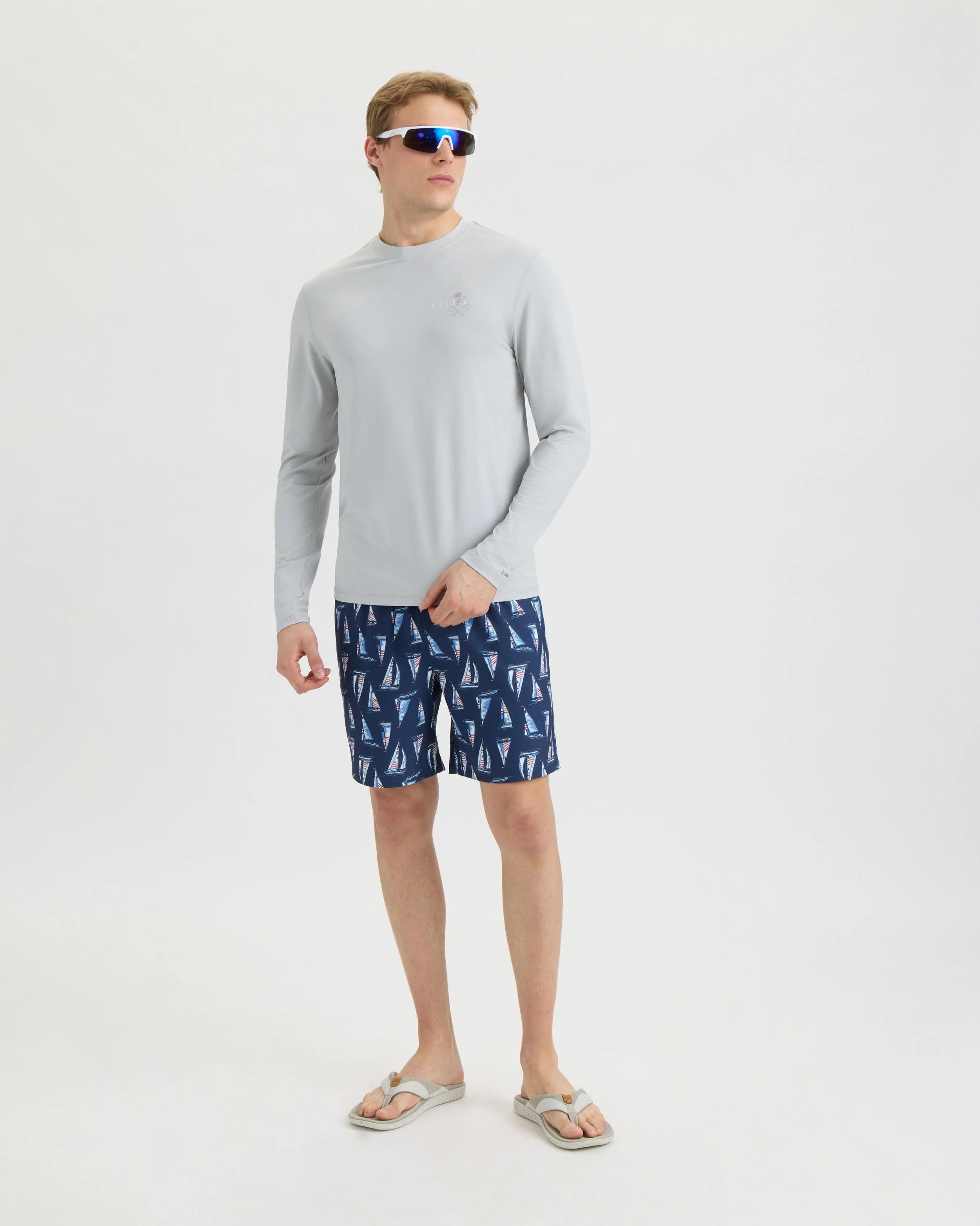 Men’s Crab Hammer SLX Performance Long Sleeve Tee - Image 7