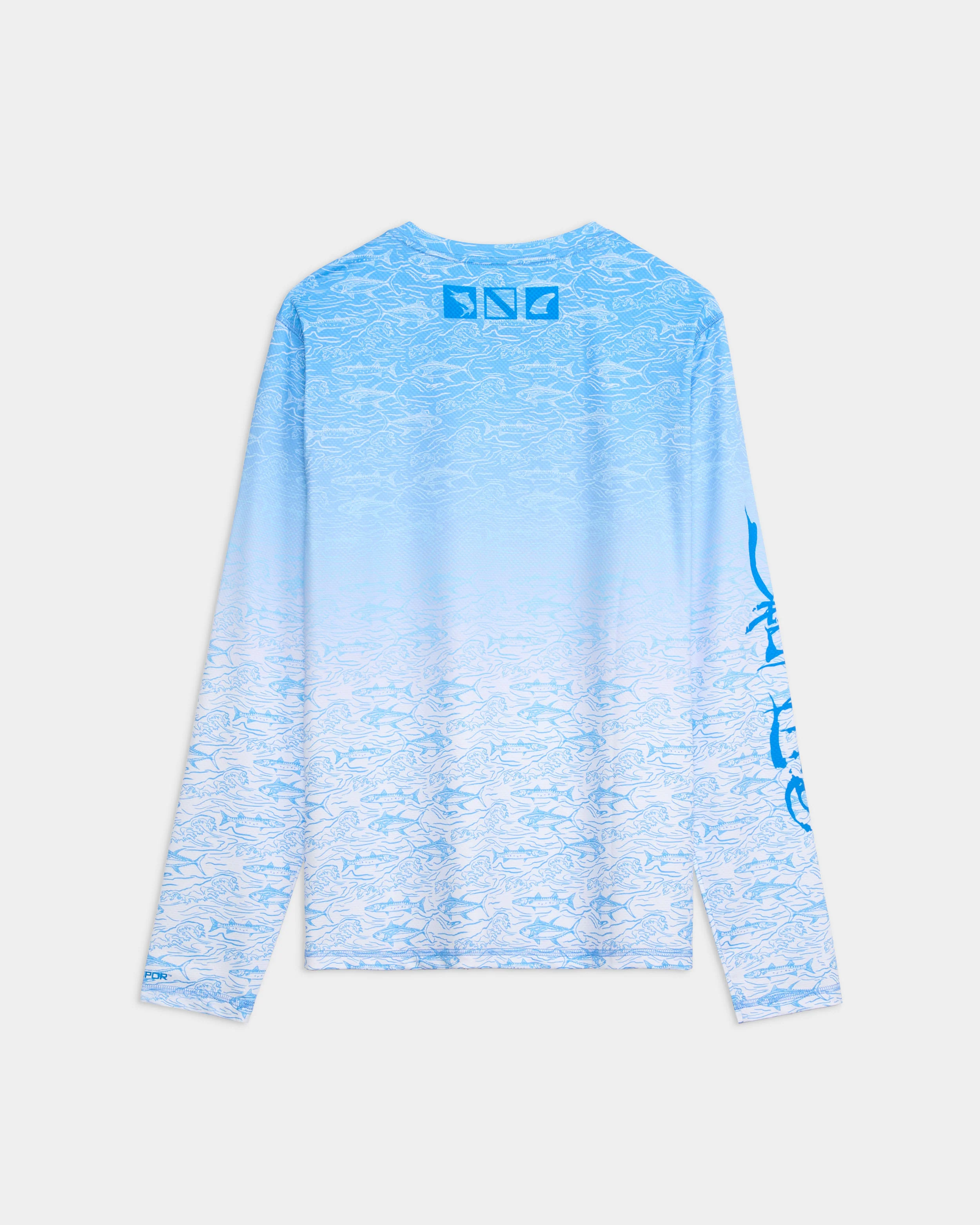 Men’s Current and Catch Fade 2.0 Perforated SLX Performance Tee - Image 7