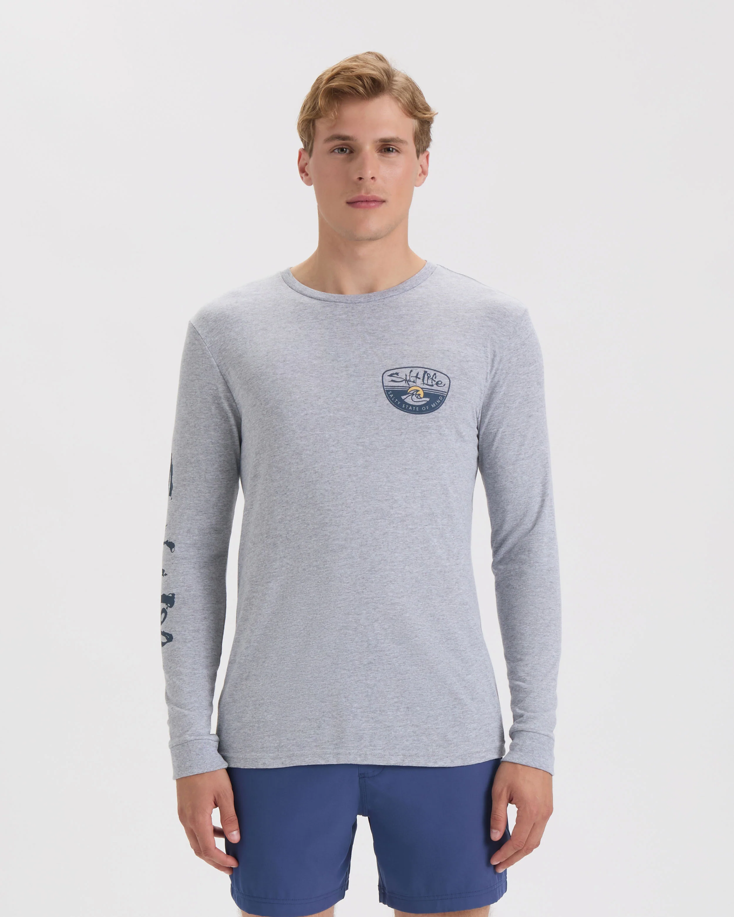 Men’s Daily Wave Long Sleeve Shirt - Image 2