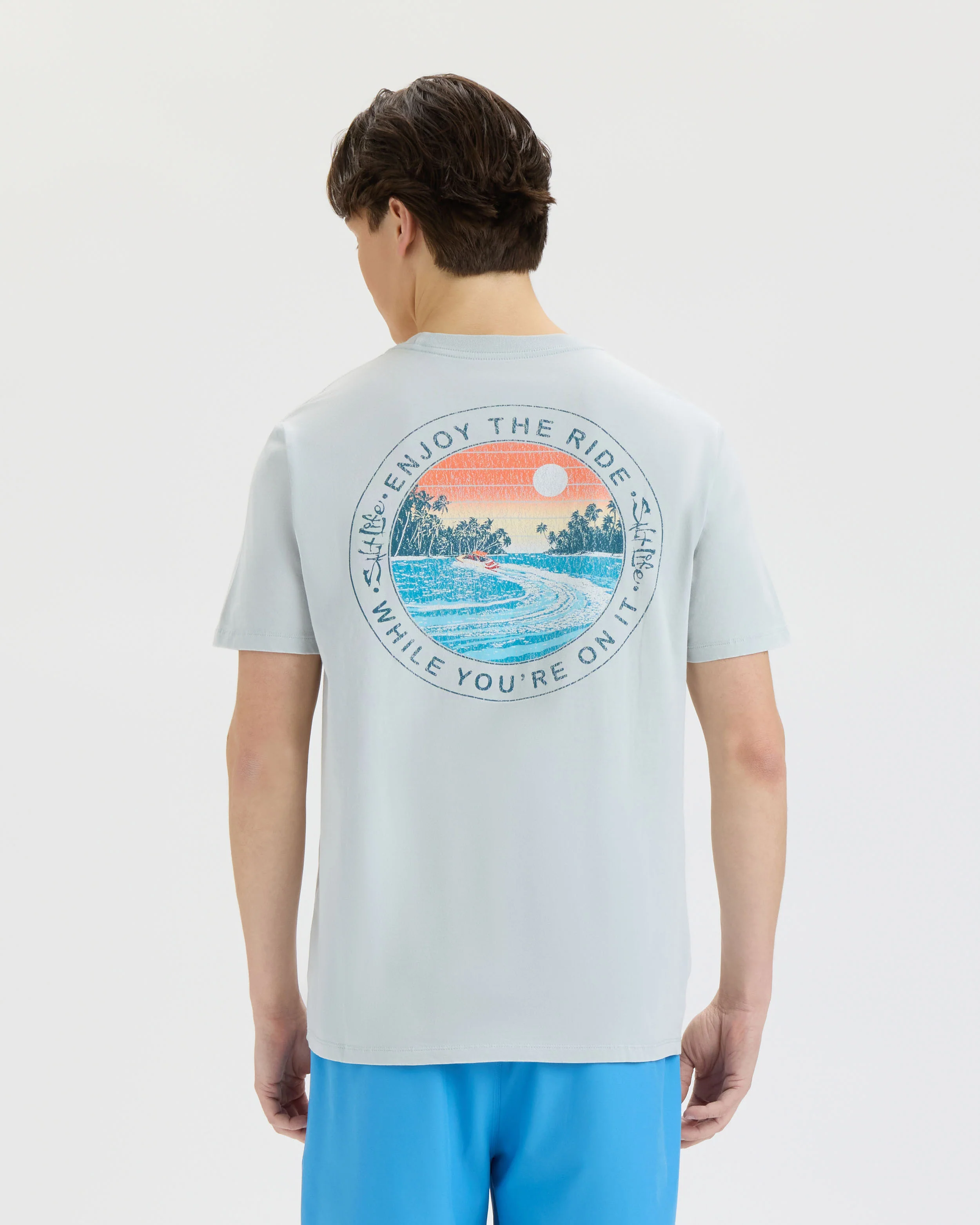 Men’s Enjoy the Ride 2.0 Salt Wash Tee - Image 3