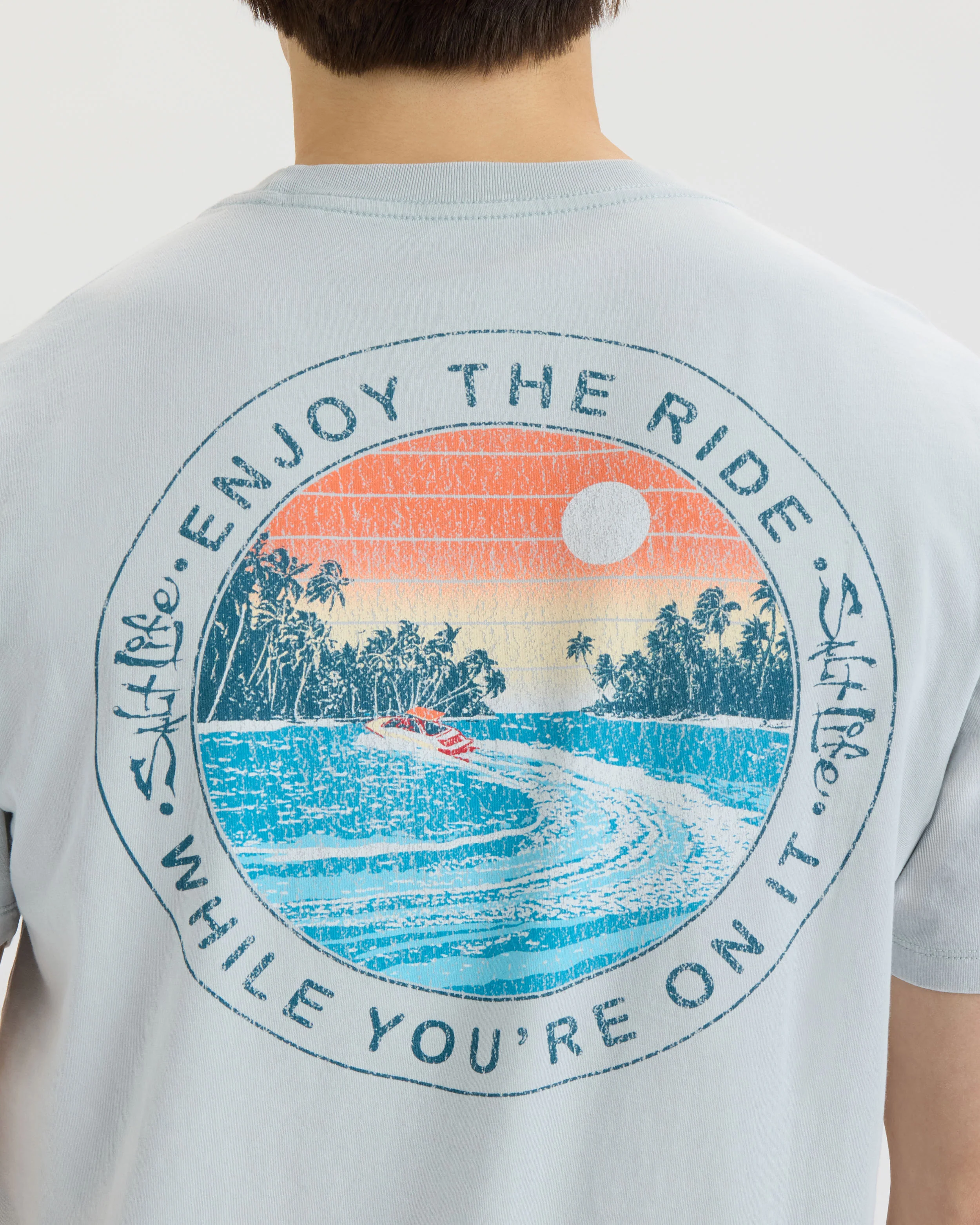 Men’s Enjoy the Ride 2.0 Salt Wash Tee - Image 4
