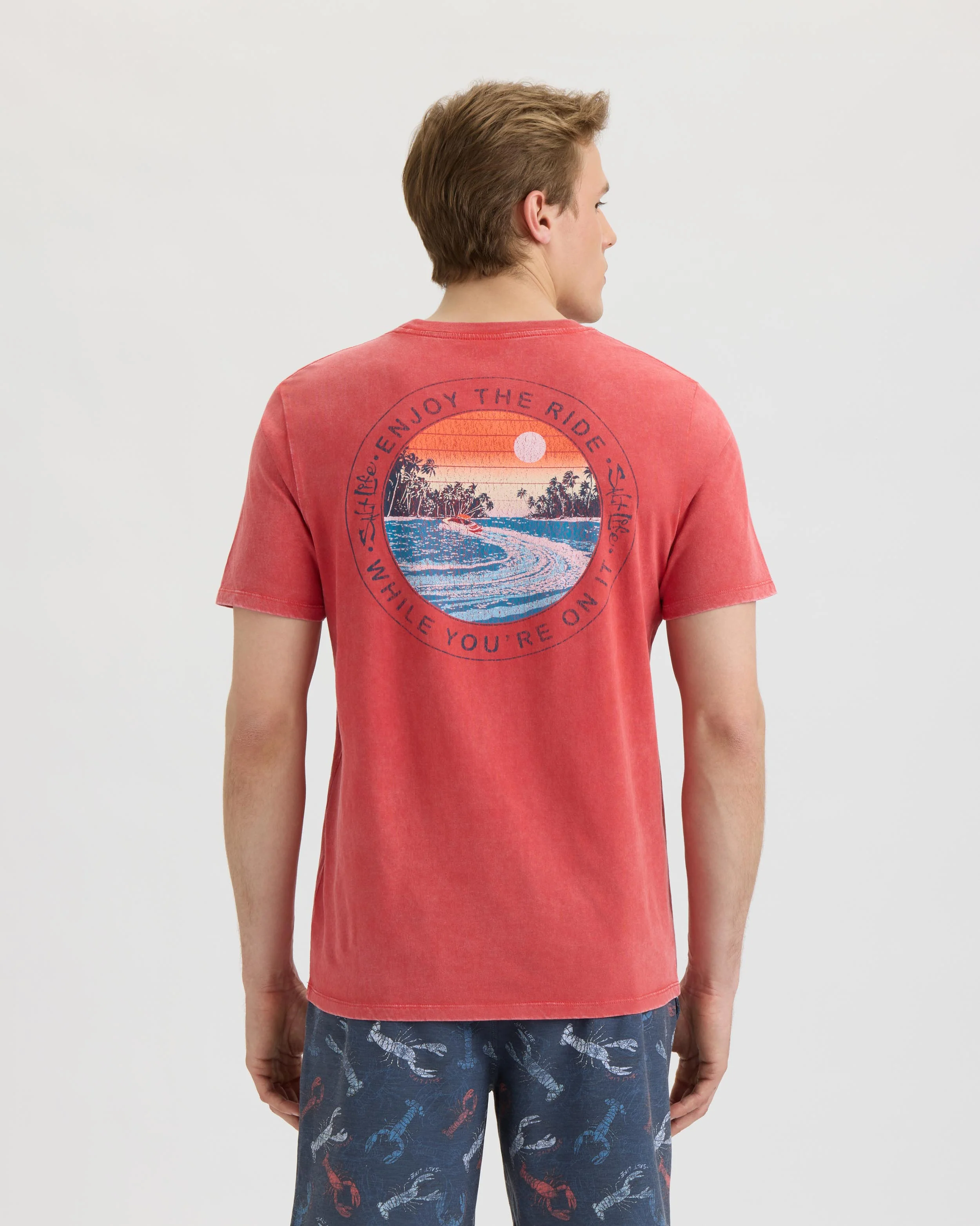 Men’s Enjoy the Ride 2.0 Salt Wash Tee - Image 3