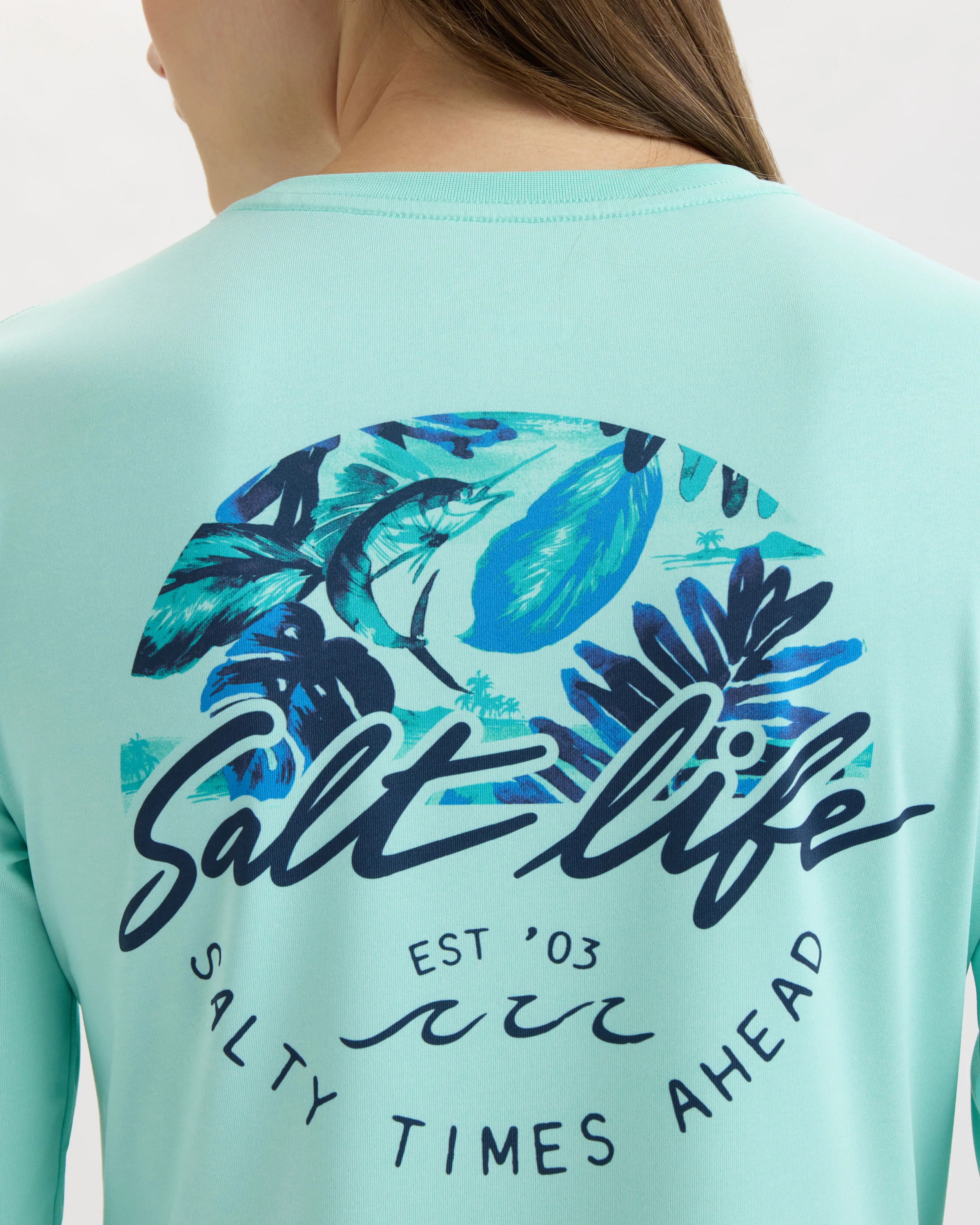 Women’s Escape to SLX Paradise Performance Long Sleeve Tee - Image 5