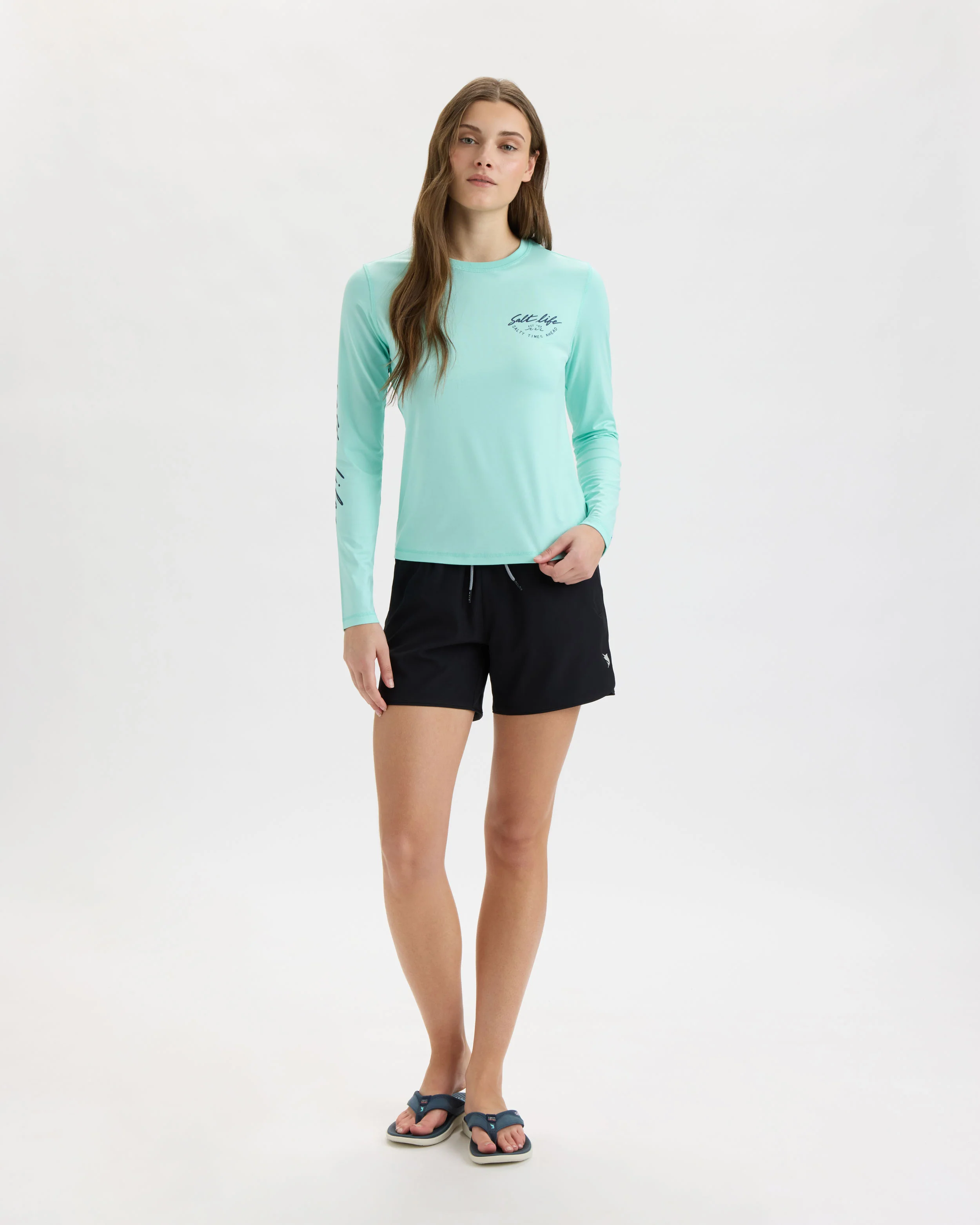 Women’s Escape to SLX Paradise Performance Long Sleeve Tee - Image 6