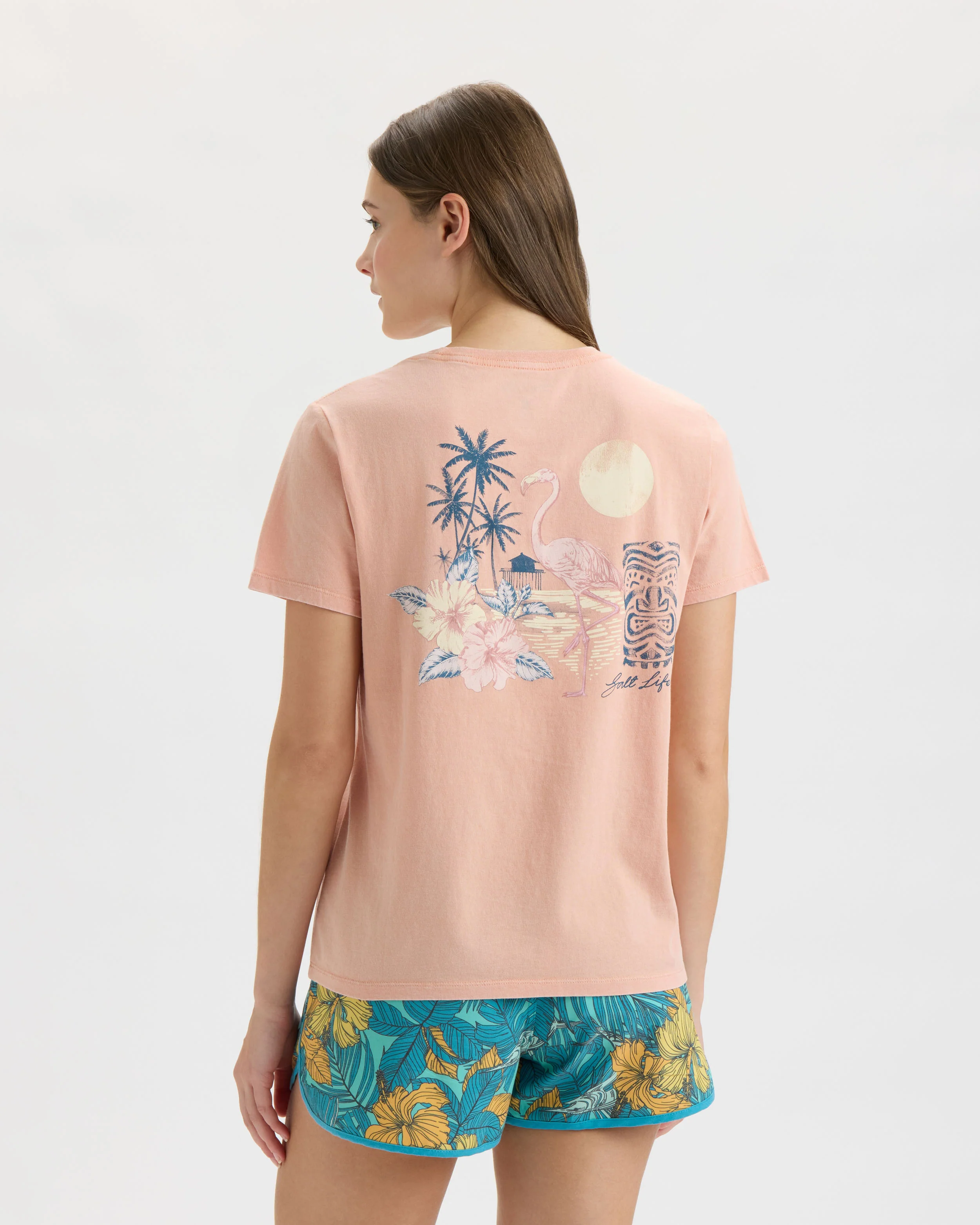Women’s Flamingo Boyfriend Tee - Image 4