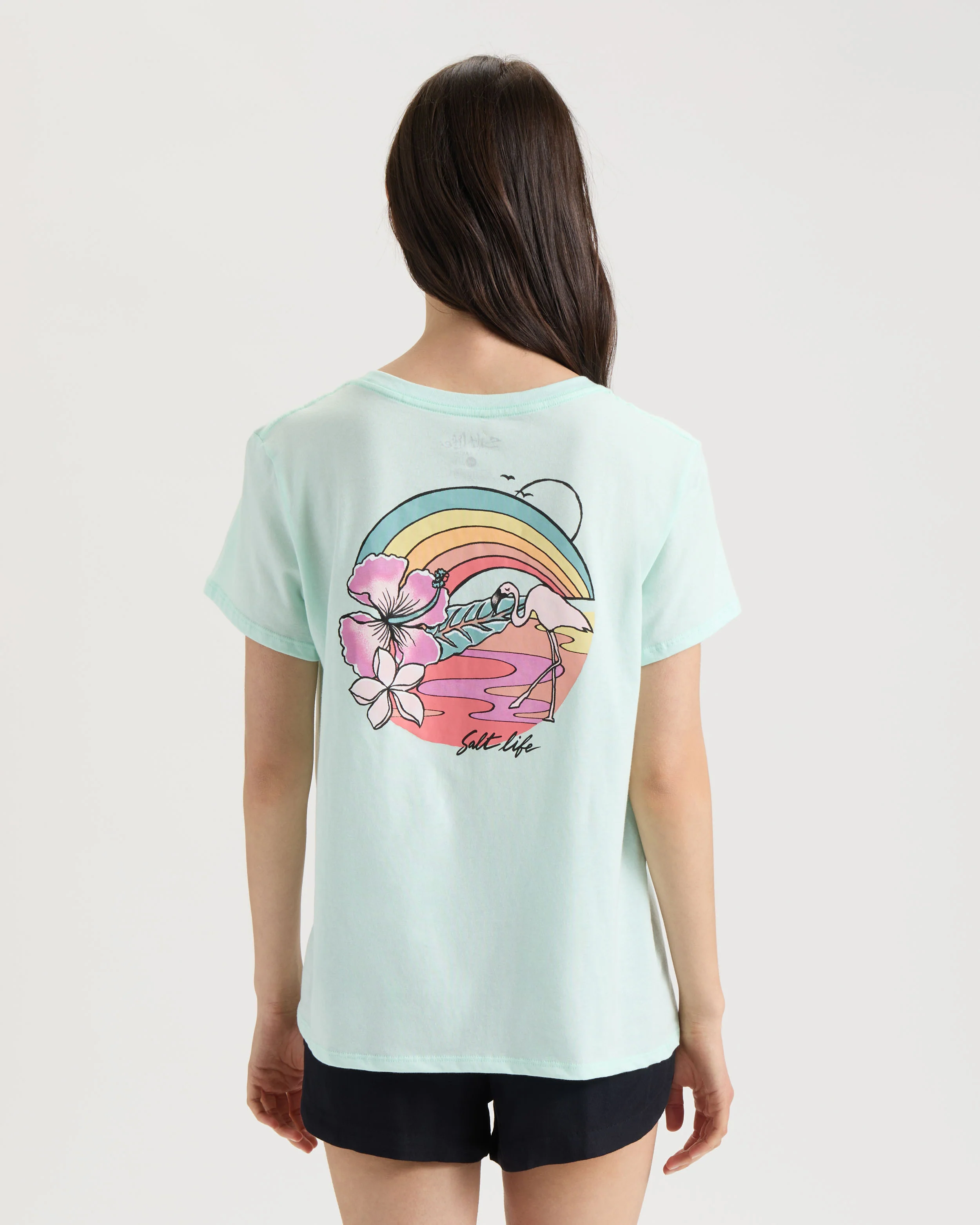 Women's Flamingo Row Short Sleeve Shirt - Image 3