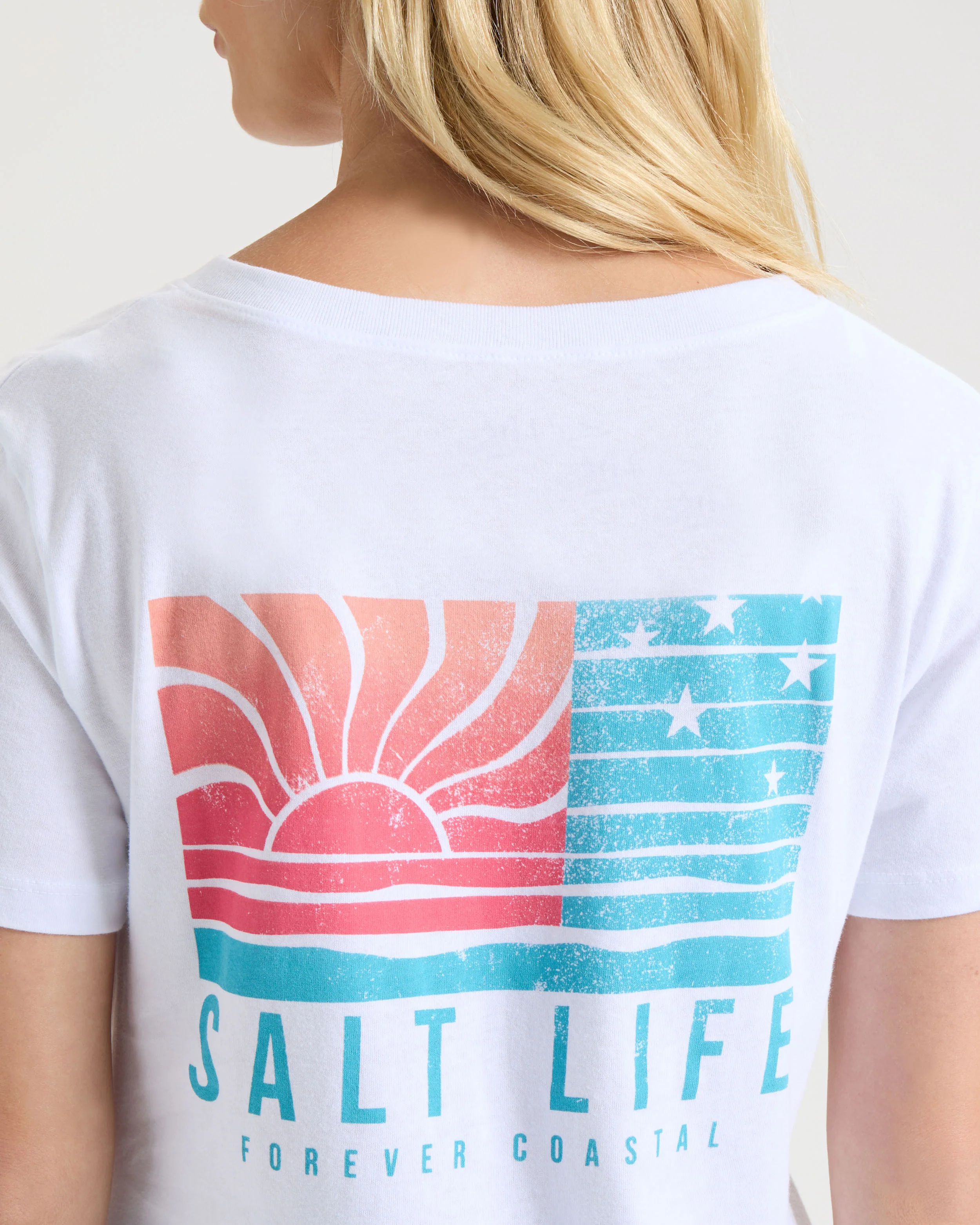 Women's Forever Coastal V-neck Tee - Image 6