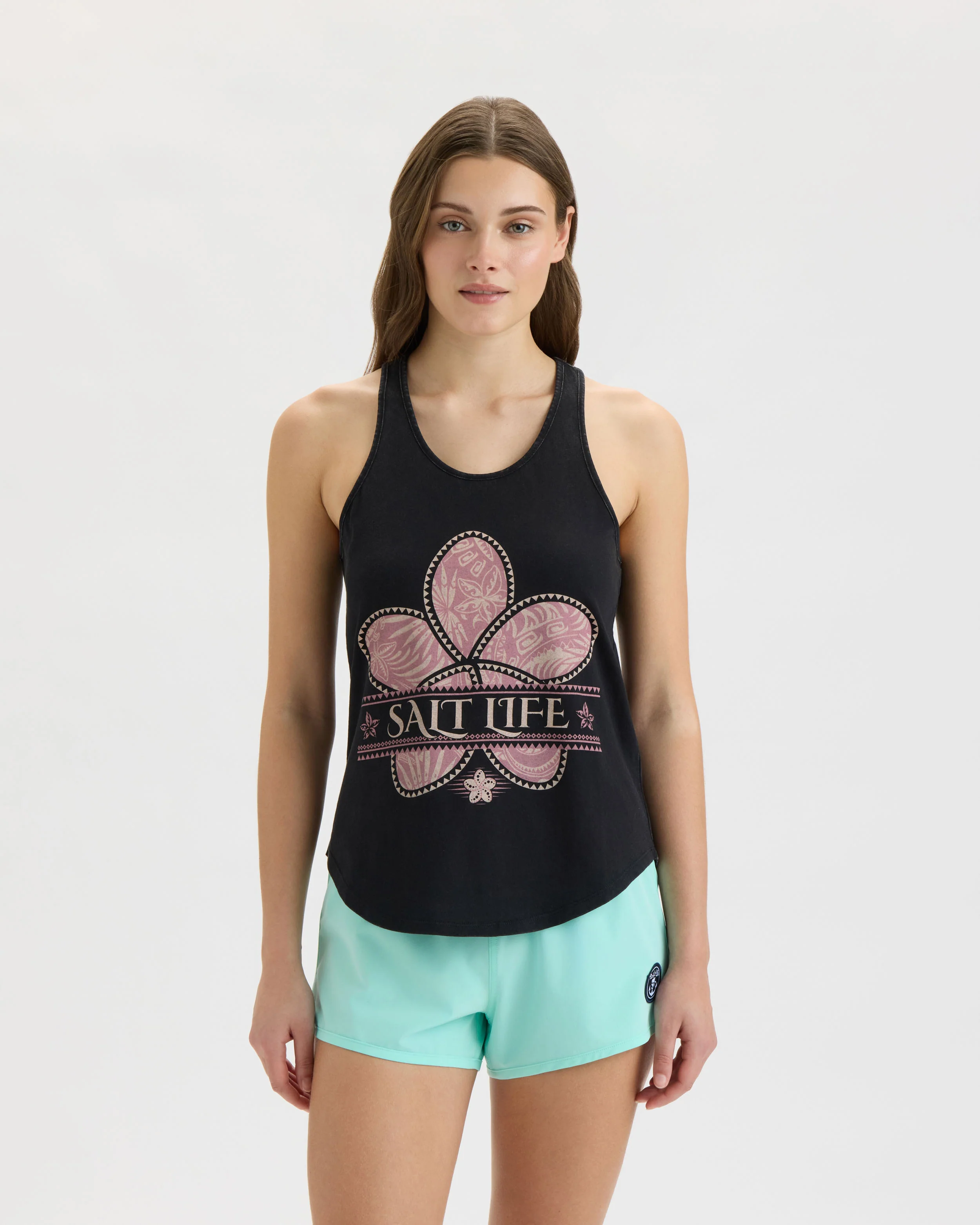 Women’s Frangipani Racer Back Tank - Image 2