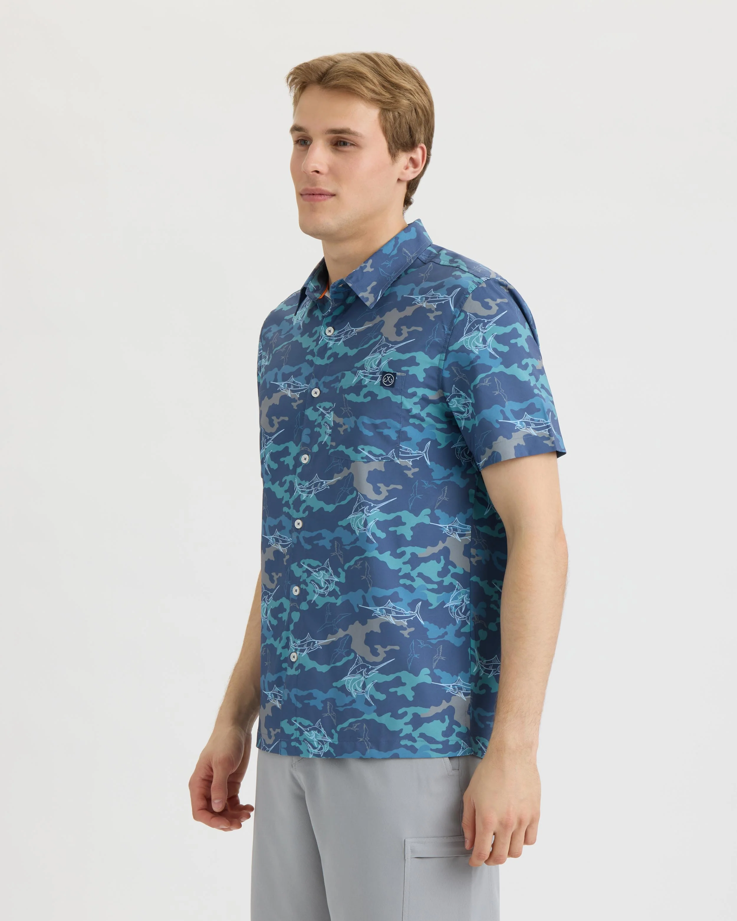 Men’s Frigate Stealth SLX Performance Woven Shirt - Image 3
