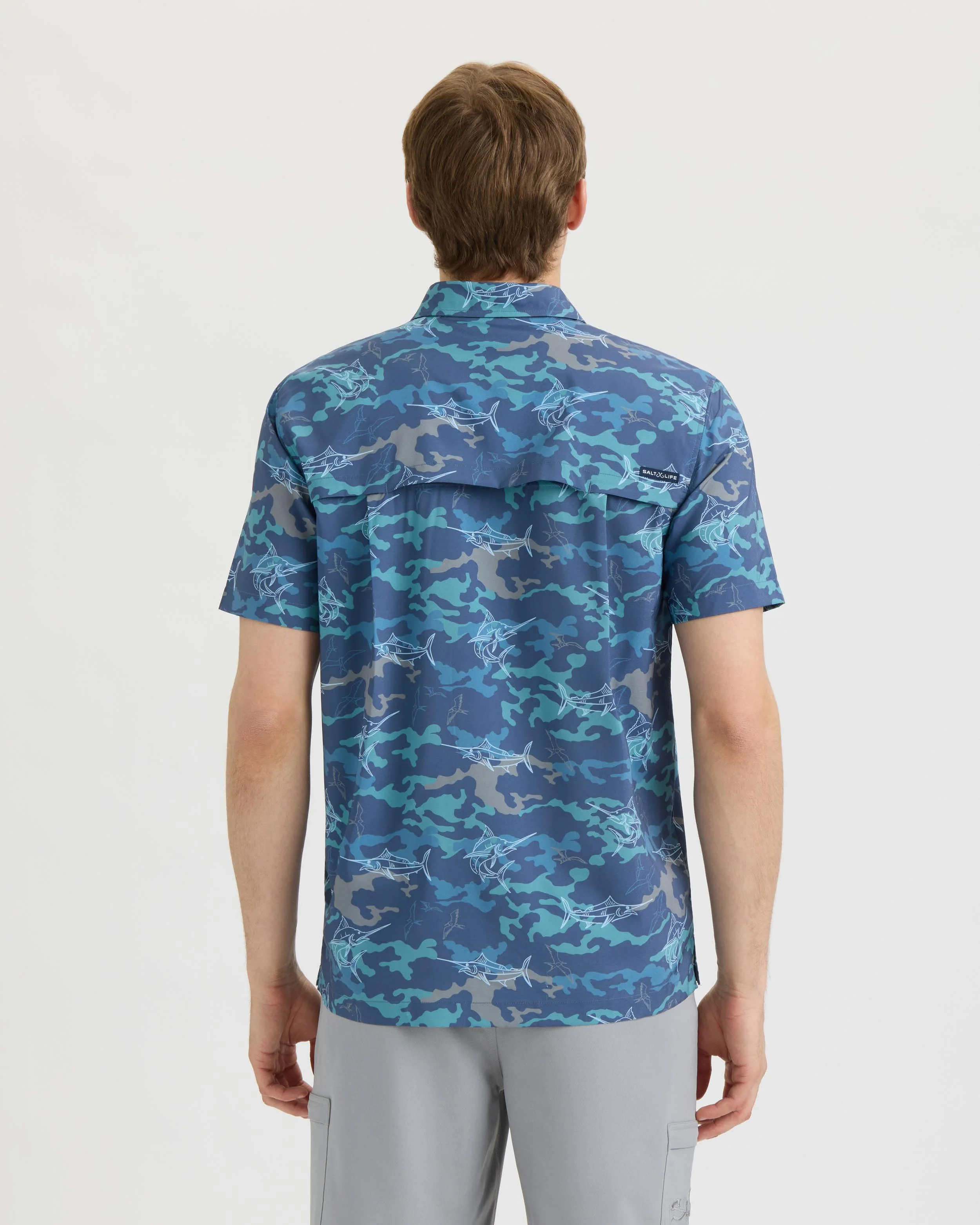 Men’s Frigate Stealth SLX Performance Woven Shirt - Image 4