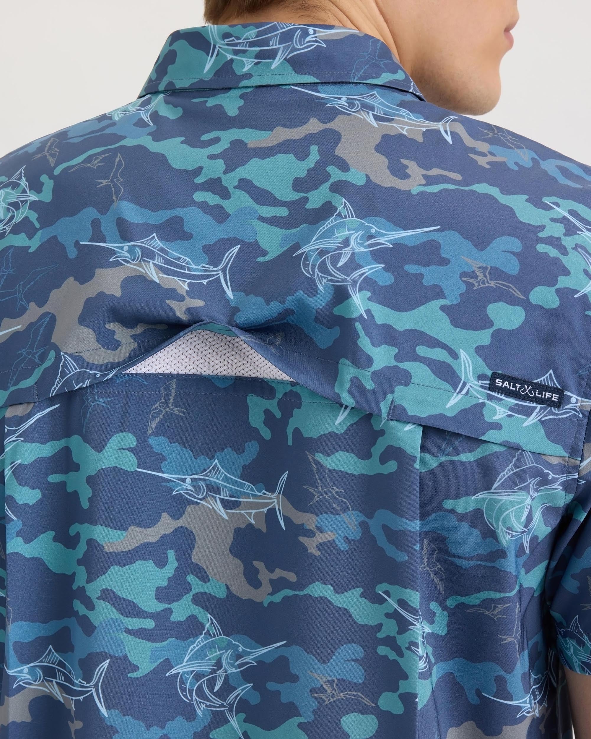 Men’s Frigate Stealth SLX Performance Woven Shirt - Image 5