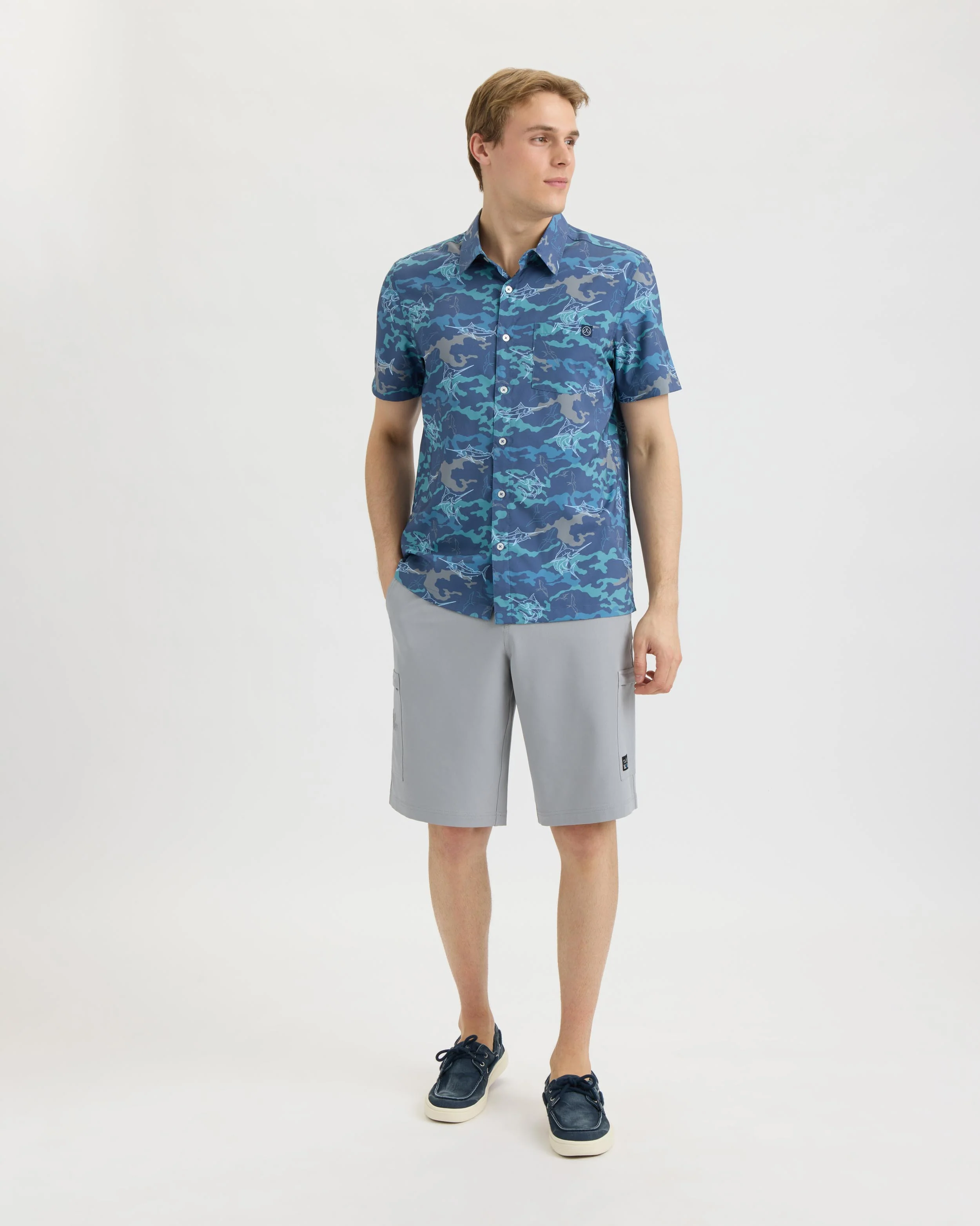 Men’s Frigate Stealth SLX Performance Woven Shirt - Image 7
