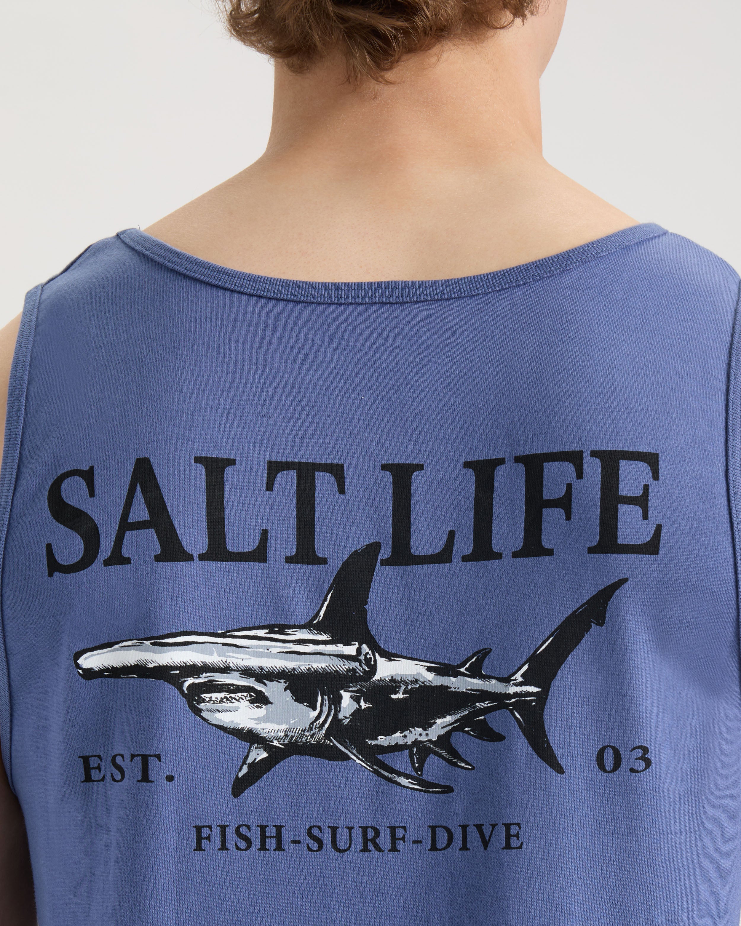 Men's Hammerhead Time Tank Top - Image 5
