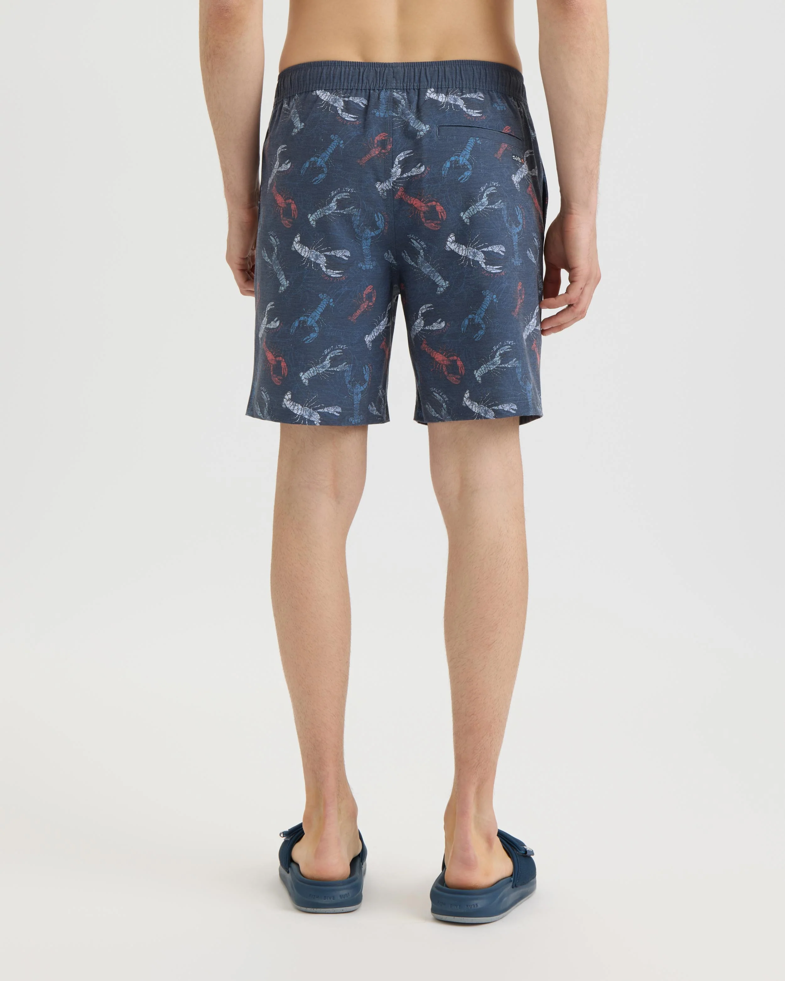 Men’s Harbor Claws Printed Volley Boardshorts - Image 3