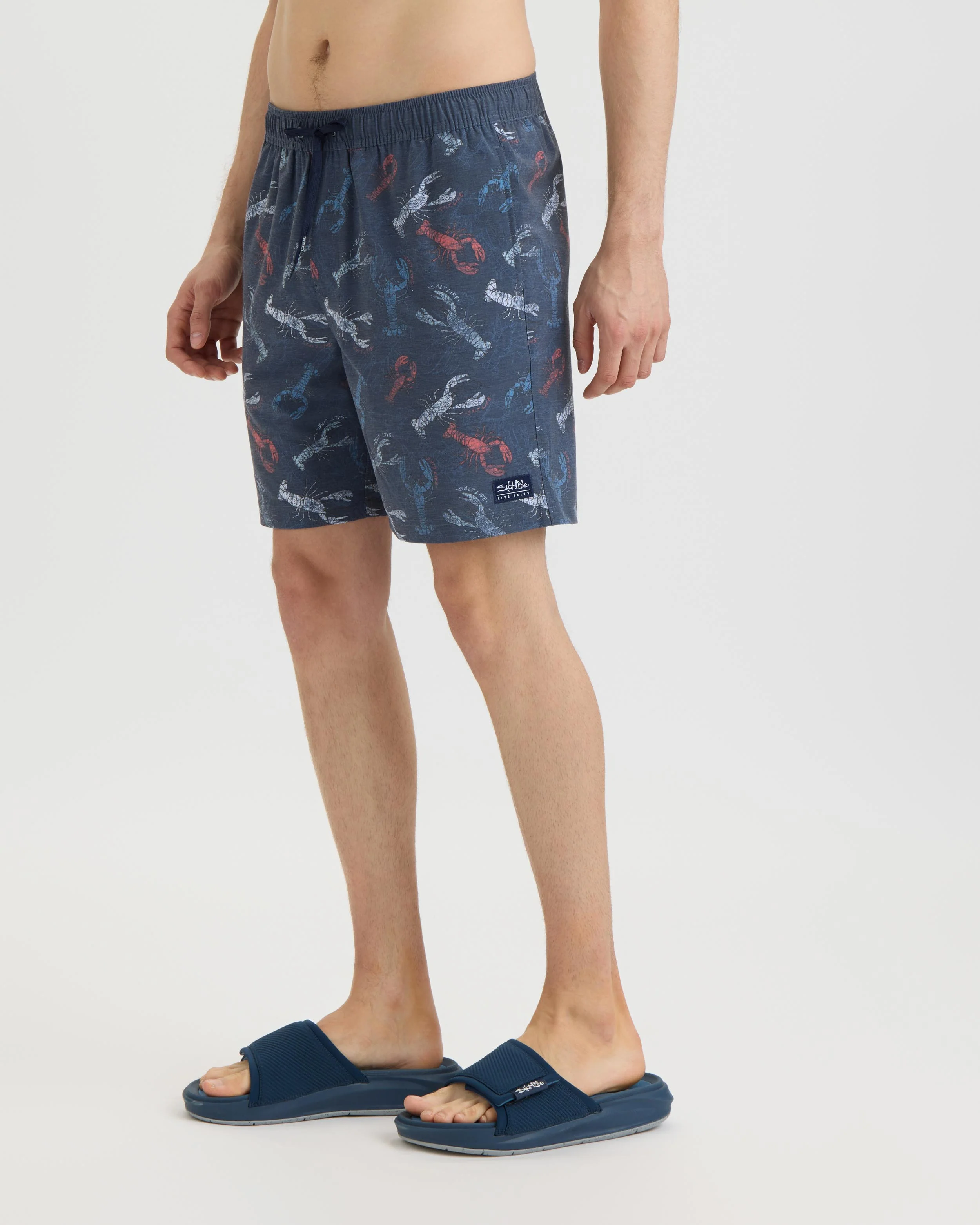Men’s Harbor Claws Printed Volley Boardshorts - Image 4
