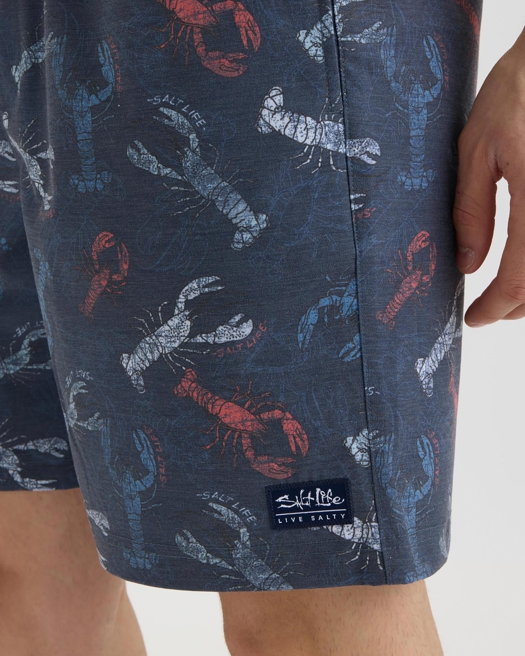 Men’s Harbor Claws Printed Volley Boardshorts - Image 5