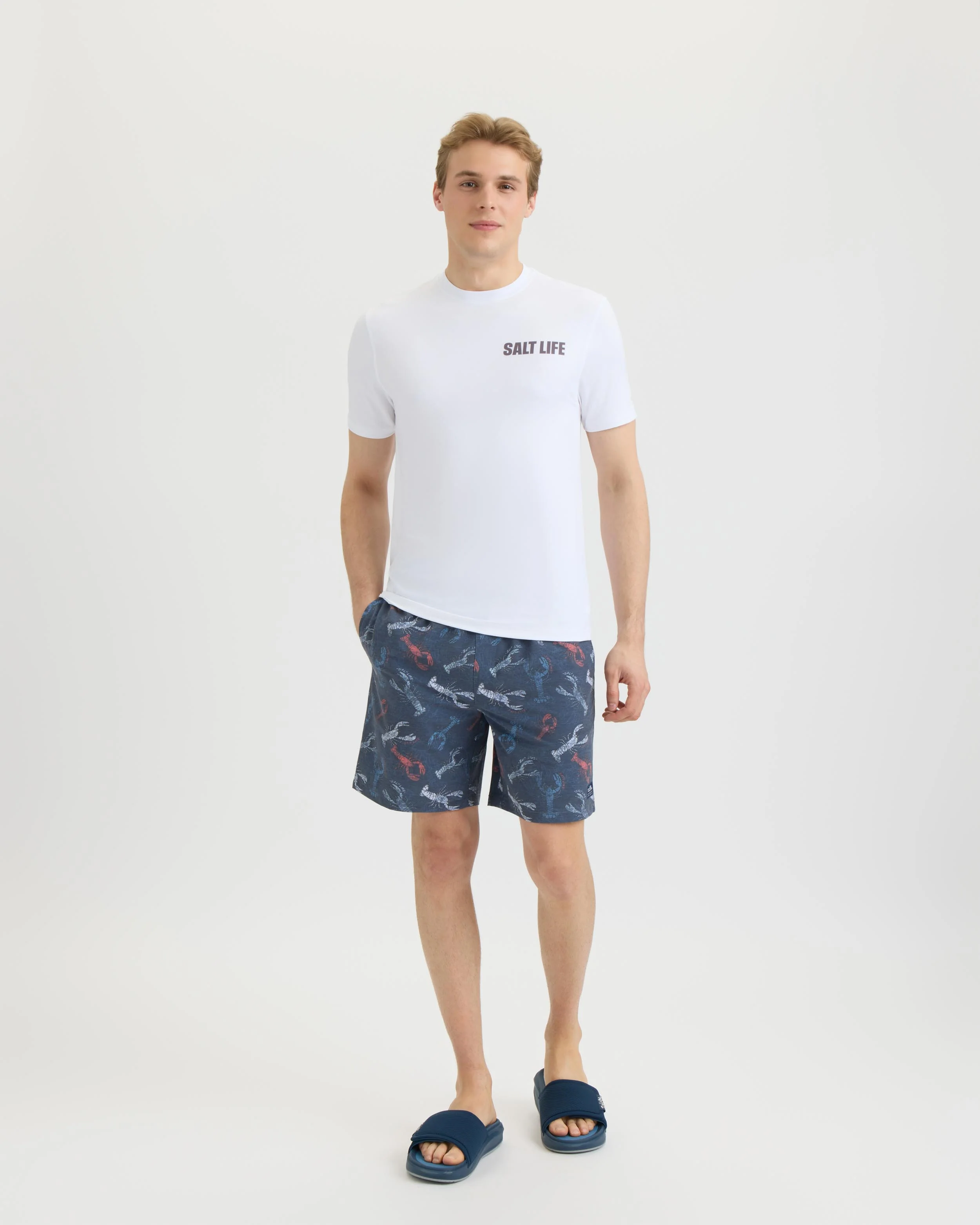 Men’s Harbor Claws Printed Volley Boardshorts - Image 6