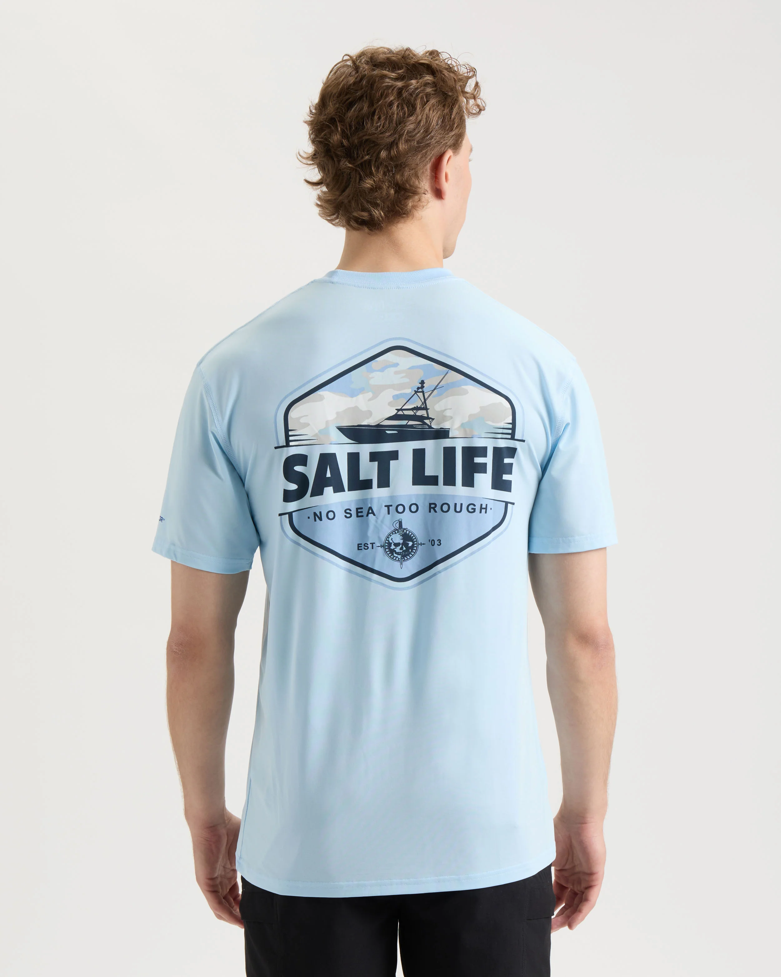 Men's Heavy Seas SLX Performance Short Sleeve Shirt - Image 3