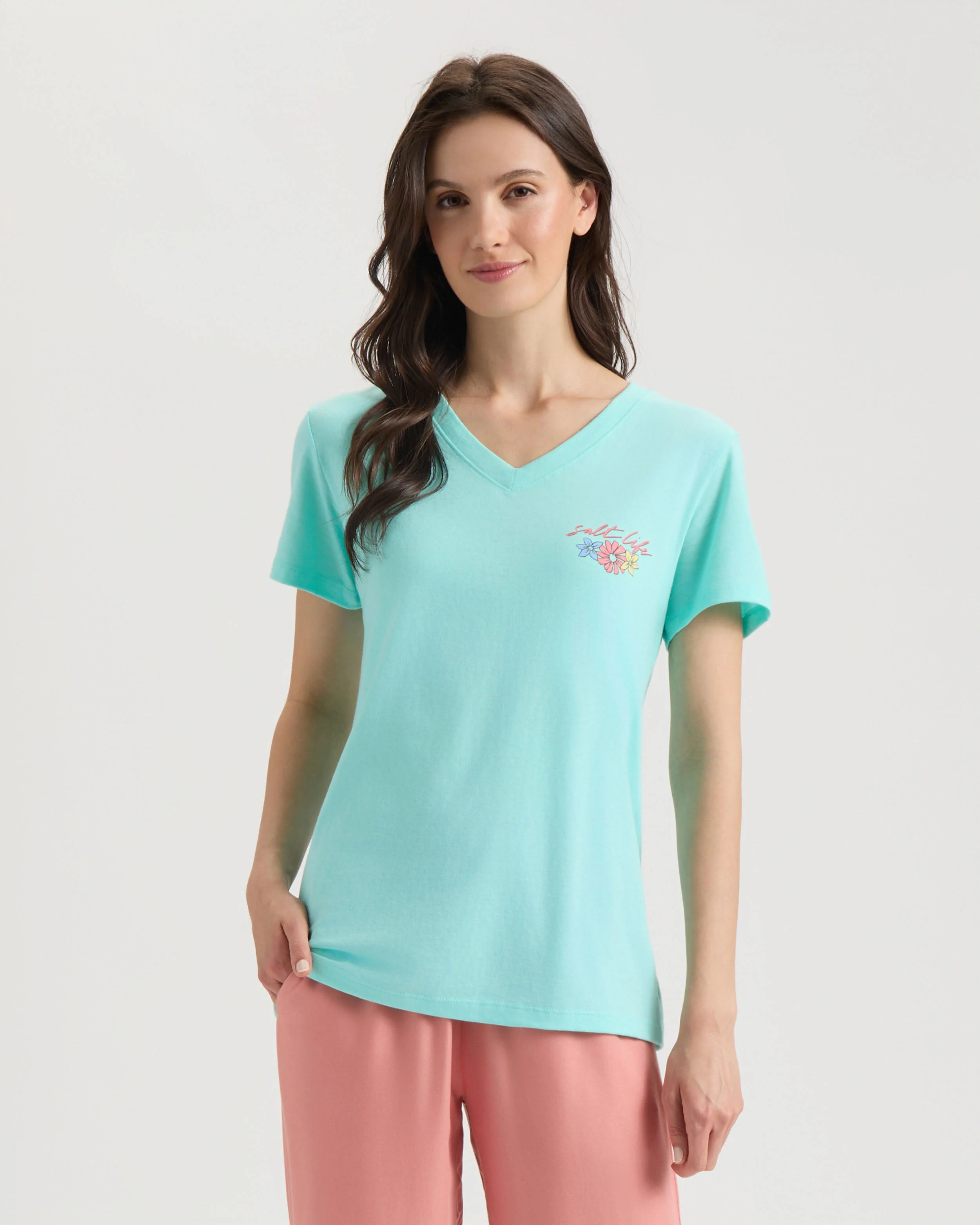 Women's Honu V-Neck Short Sleeve Shirt - Image 2