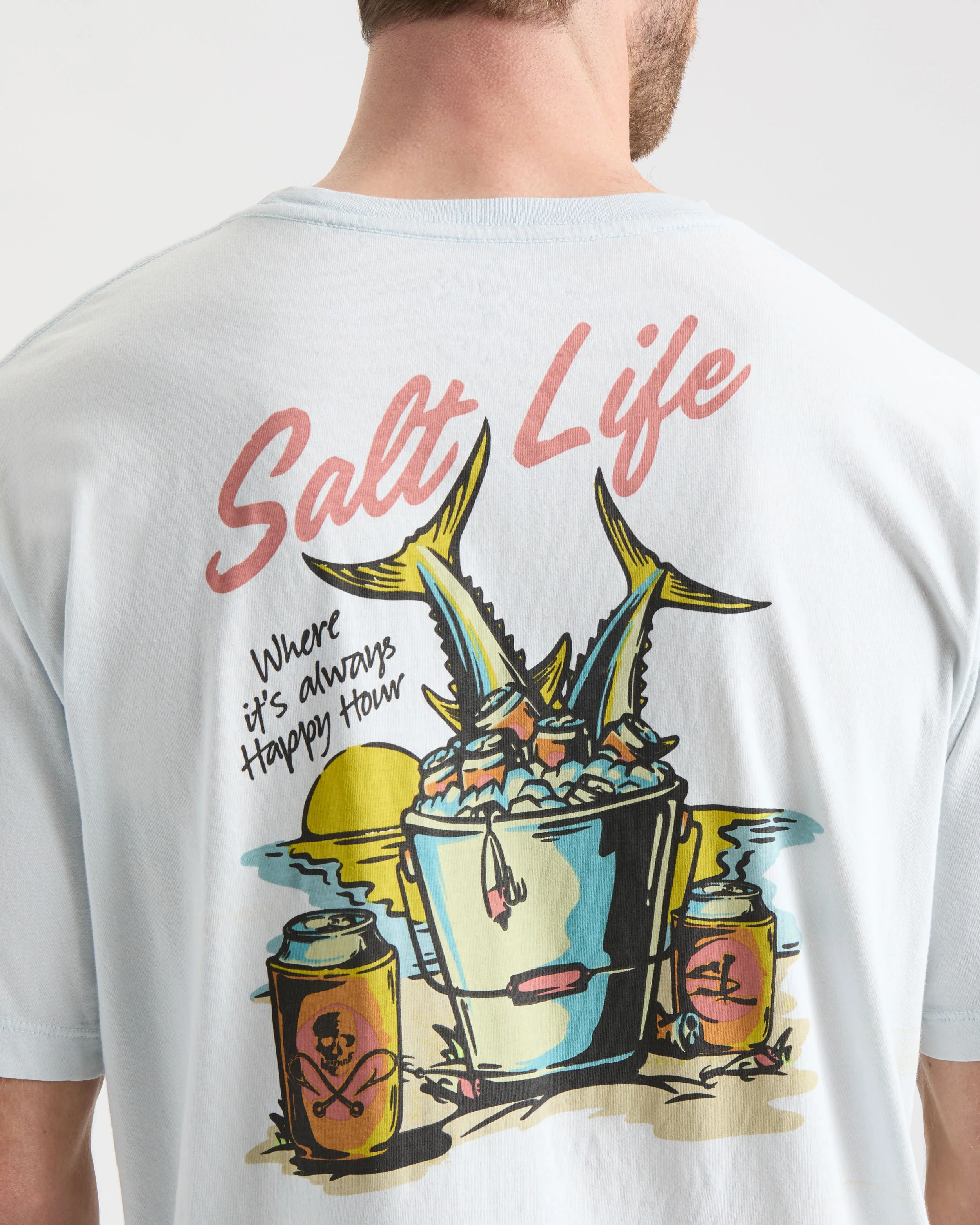Men's Kick Back Beach Short Sleeve Tee - Image 5