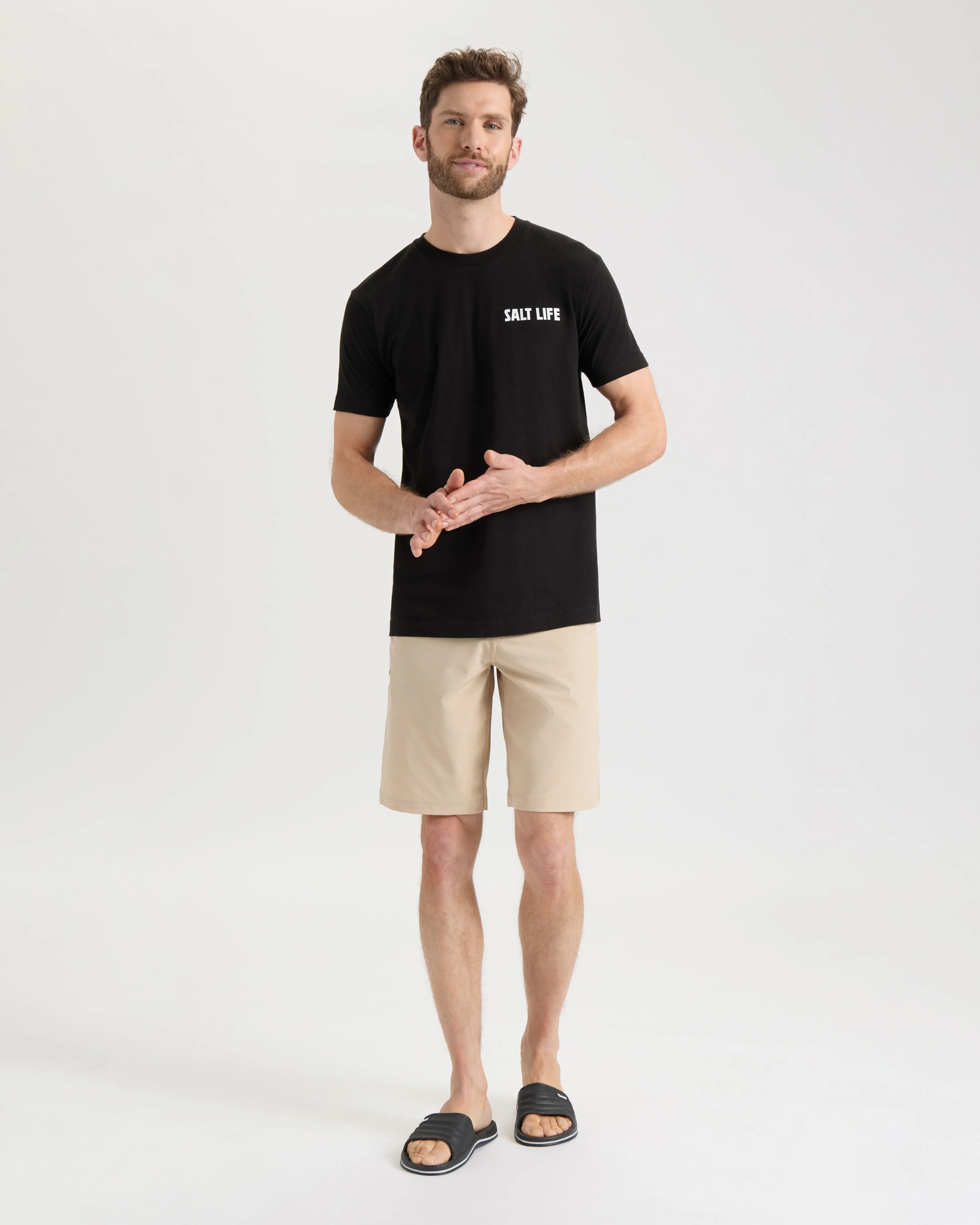 Men's Line Above or Below Short Sleeve Tee - Image 6