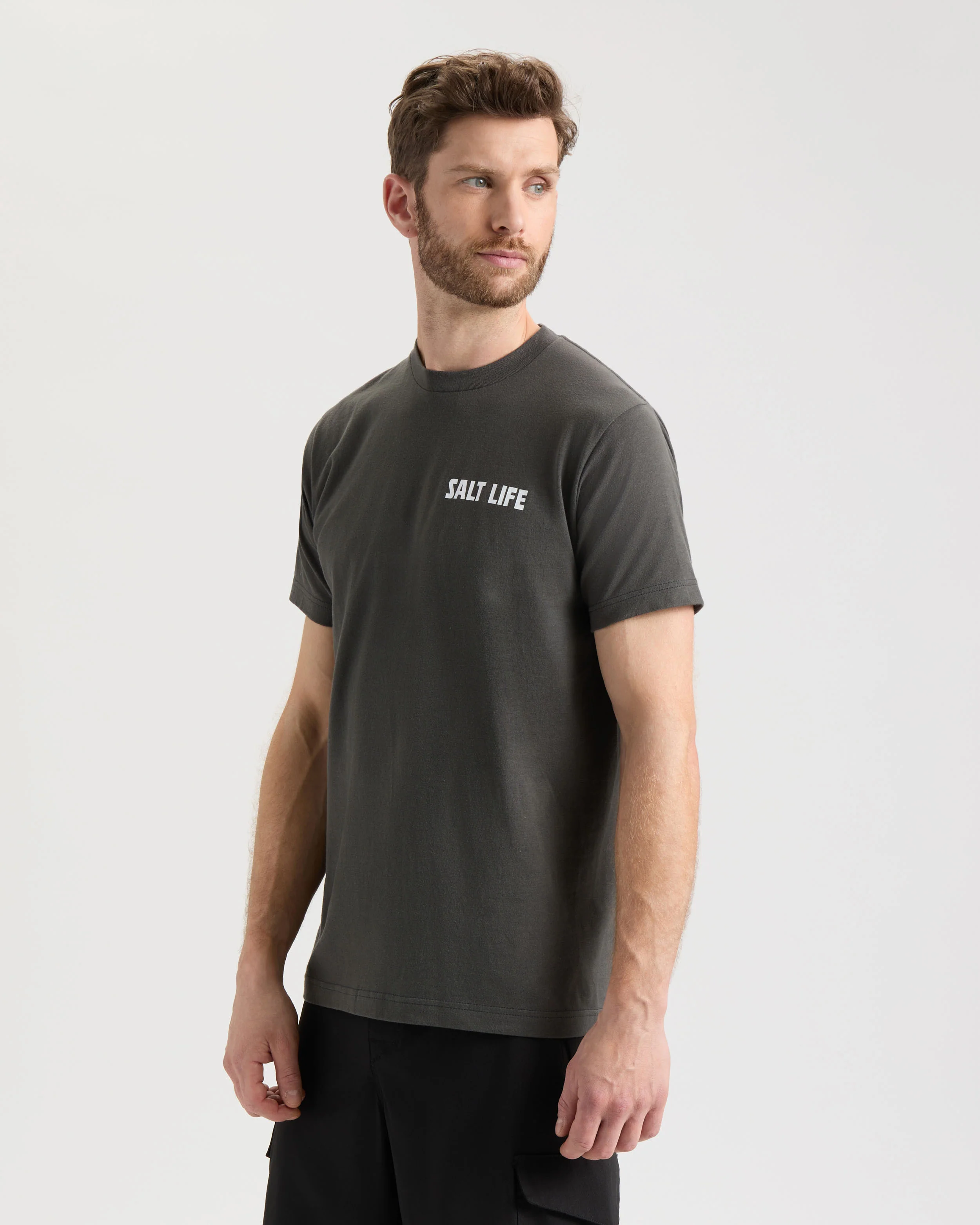 Men's Line Above or Below Short Sleeve Tee - Image 3