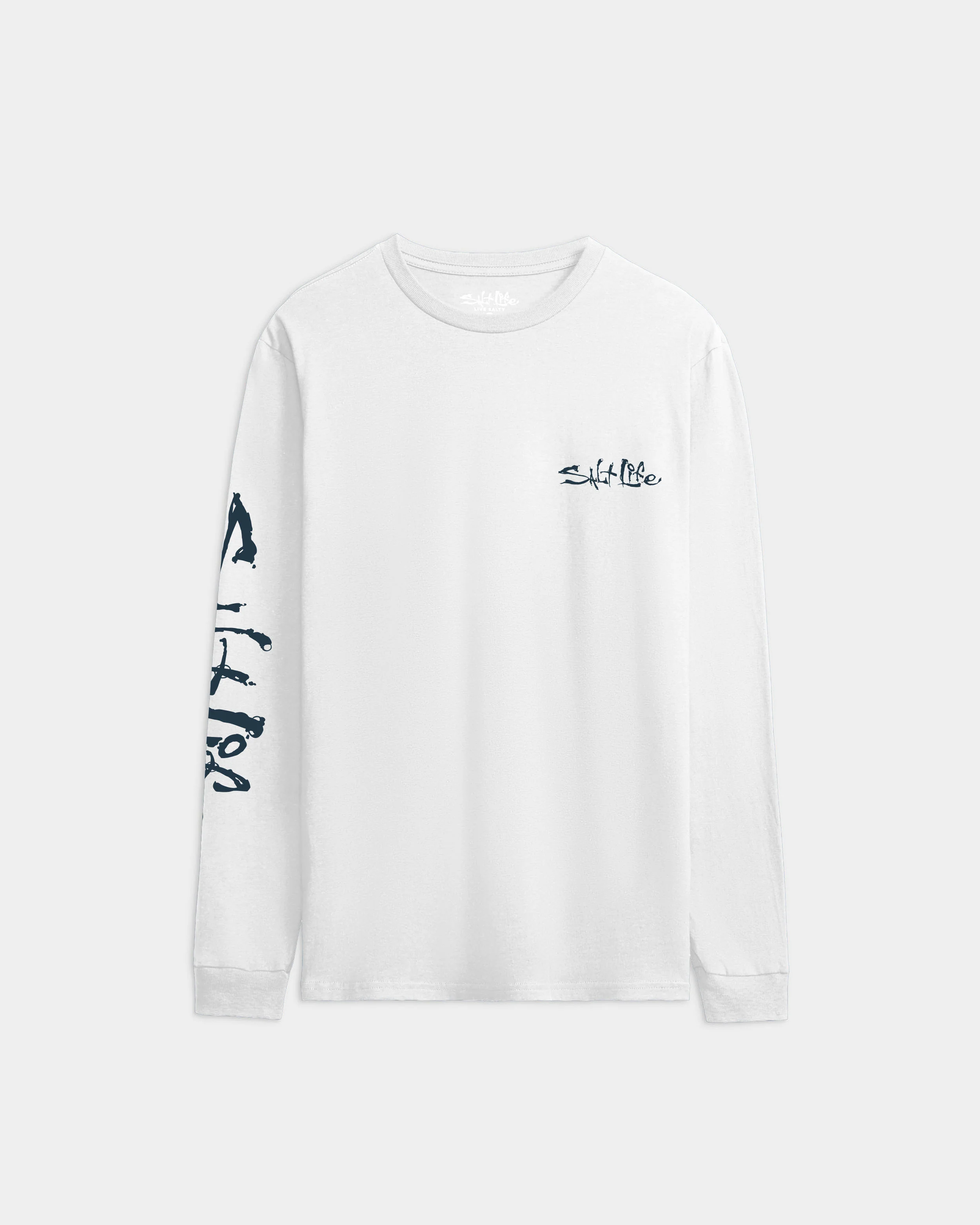 Men’s Liquid Depth Badge Long Sleeve Tee - Image 2