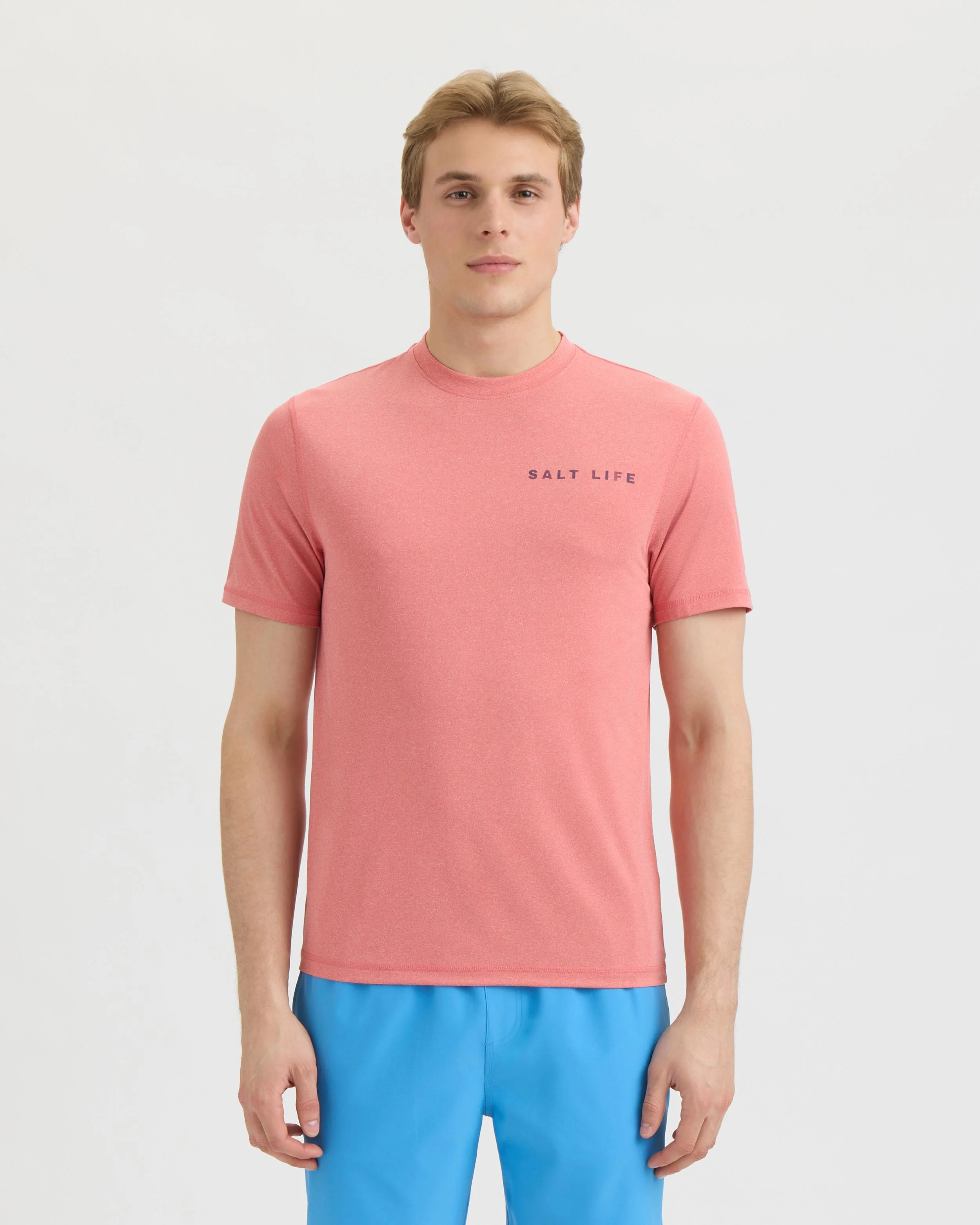 Men’s Livin Salty SLX Performance Short Sleeve Tee - Image 2
