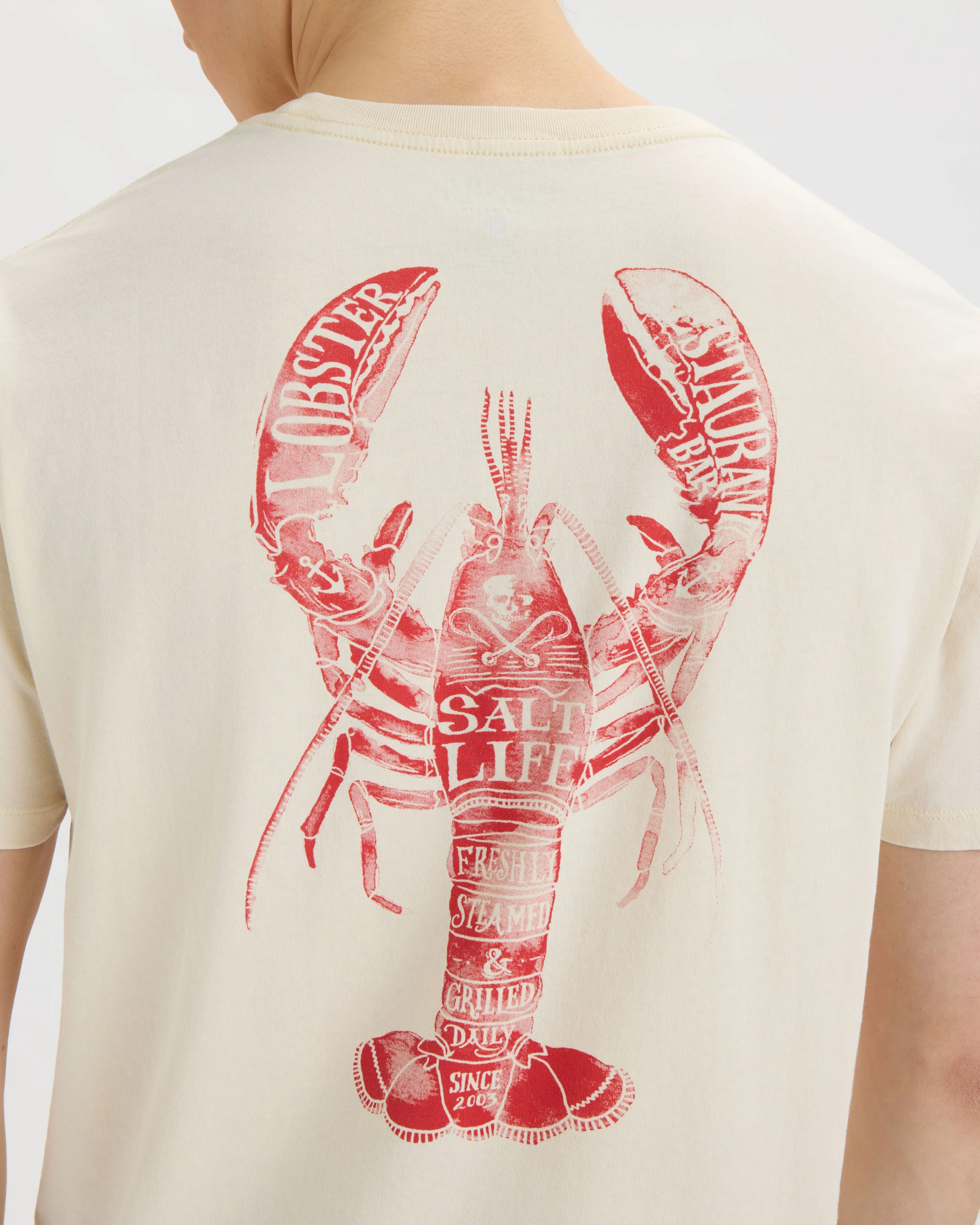 Men's Lobster Bar Salt Wash Tee - Image 4