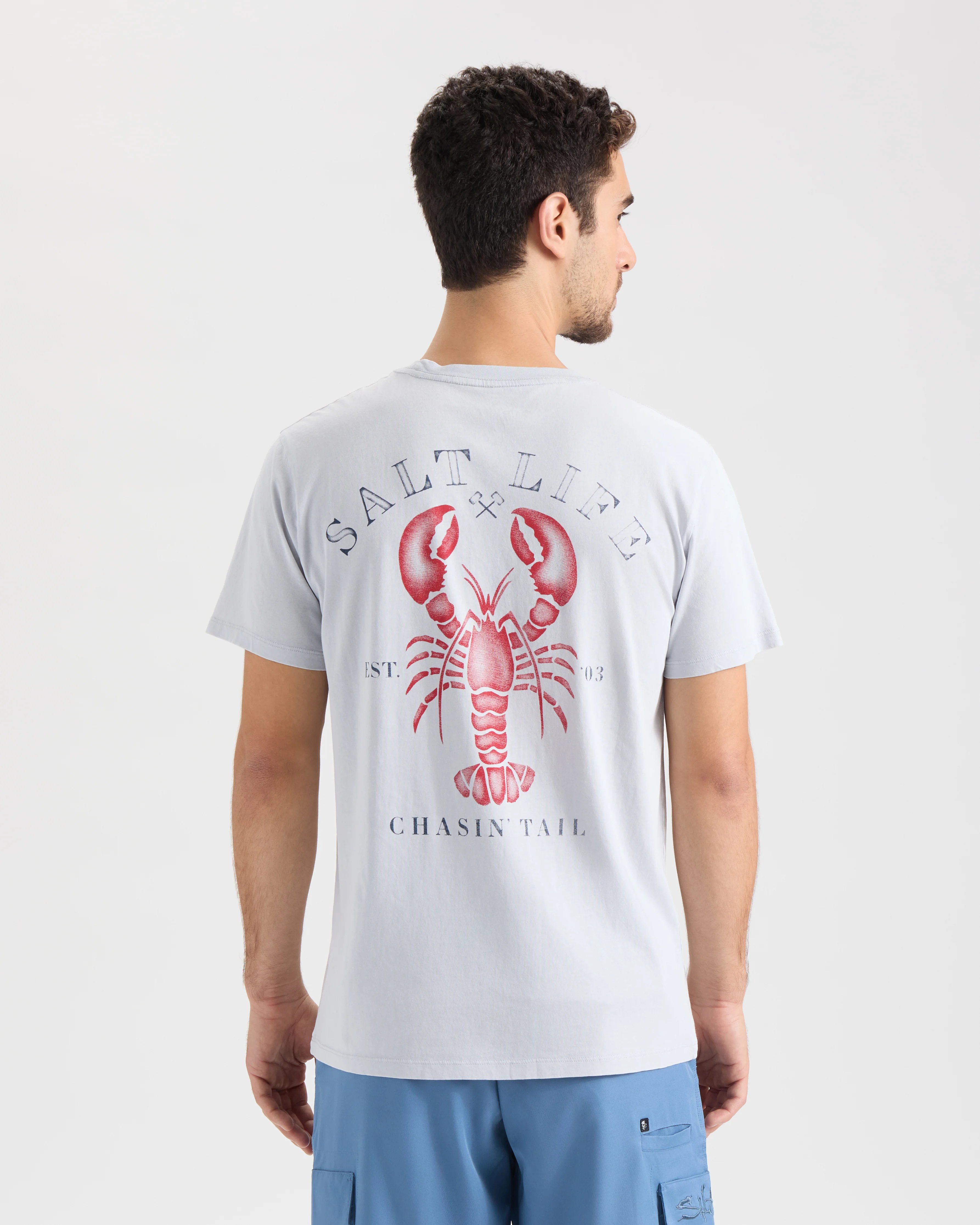 Men’s Lobster Chasin' Short Sleeve Tee - Image 4