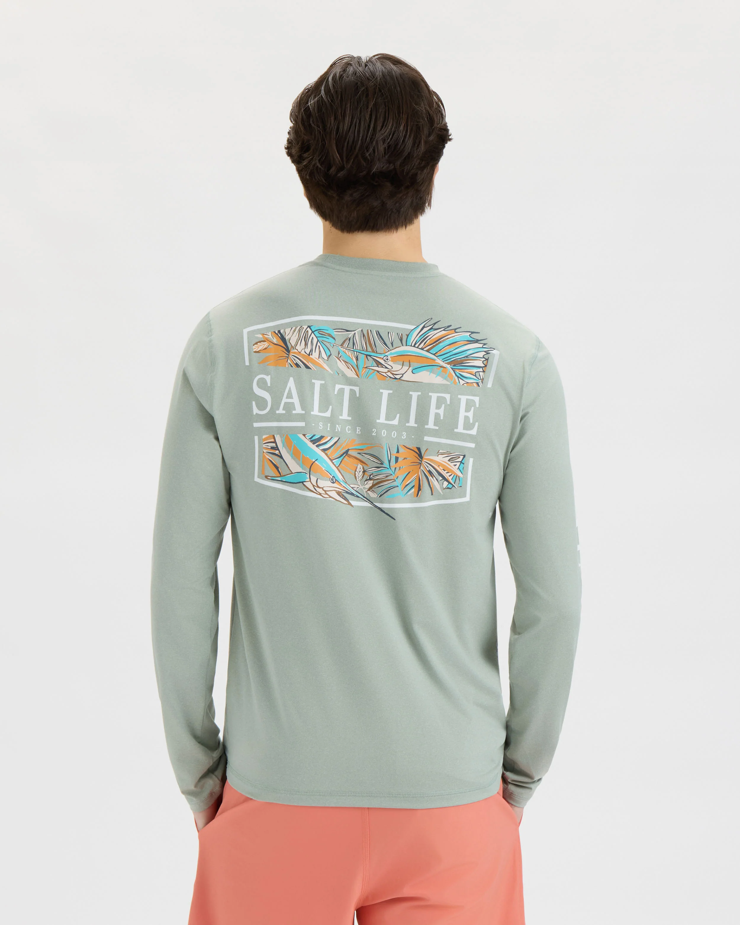 Men’s Lush Canopy Performance Long Sleeve Tee - Image 4
