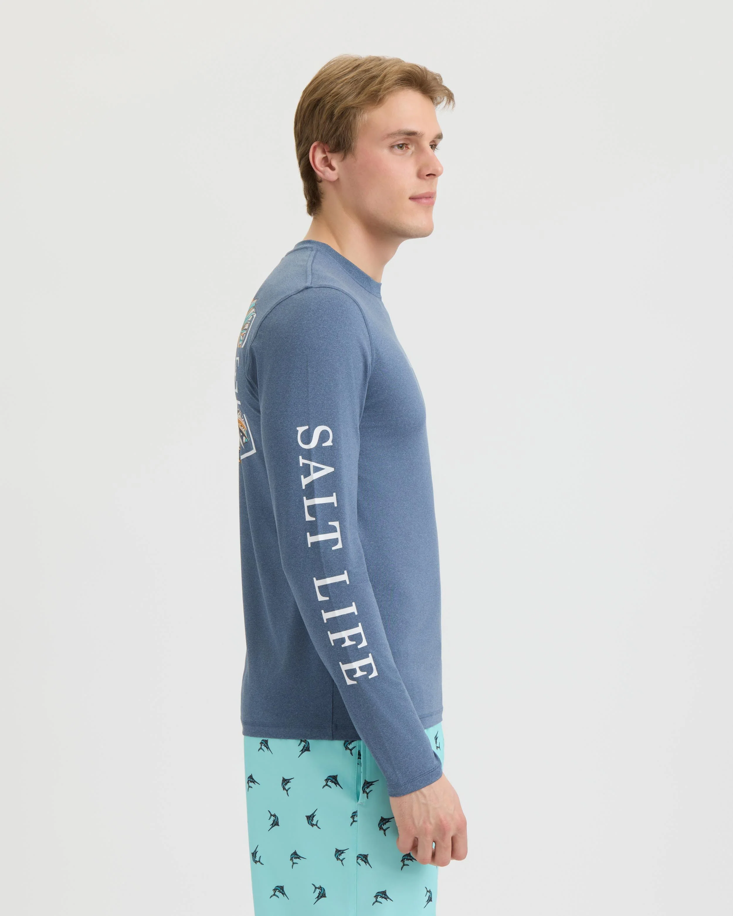Men’s Lush Canopy Performance Long Sleeve Tee - Image 4