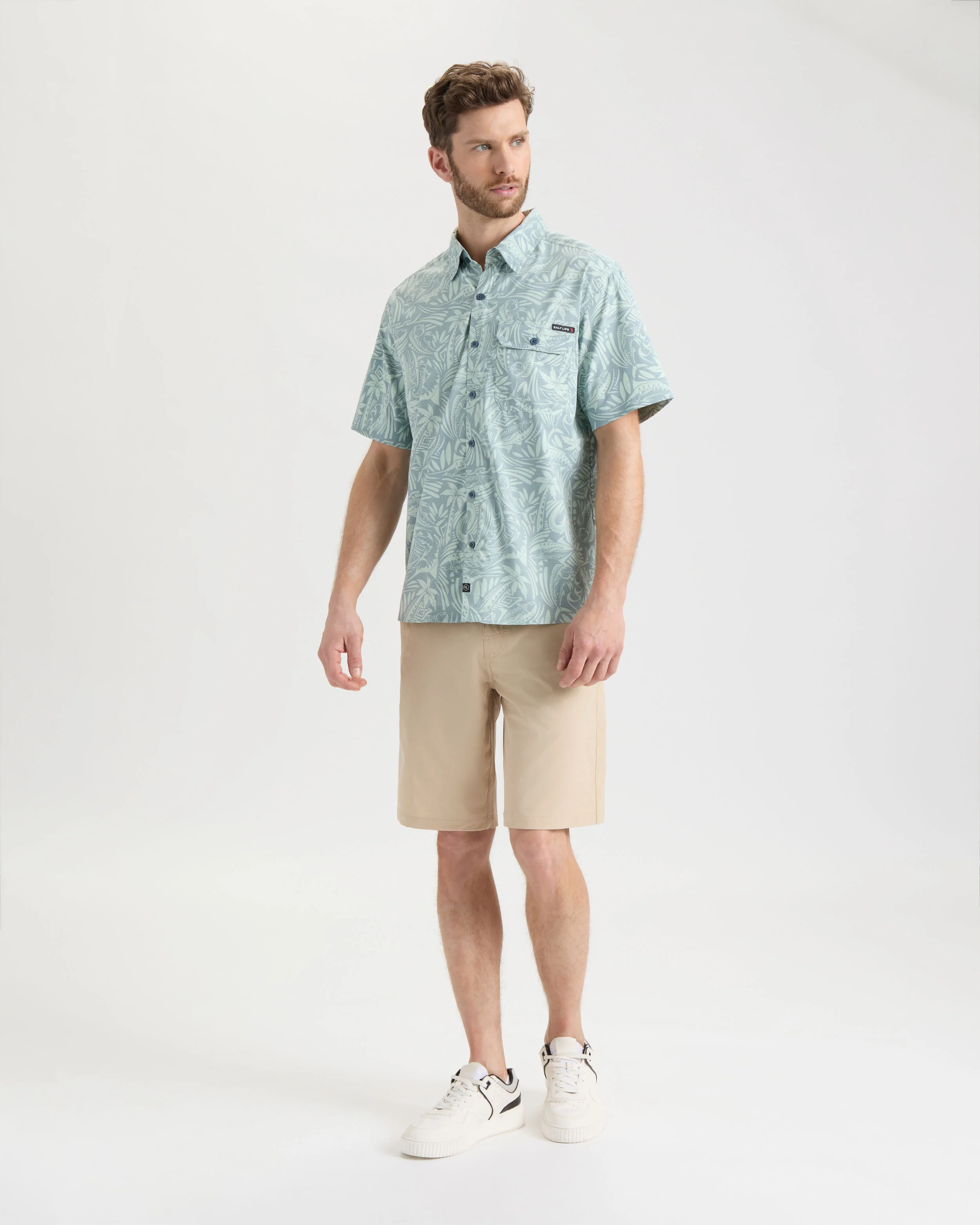 Men's Mahi Tribe Short Sleeve Performance Shirt - Image 6