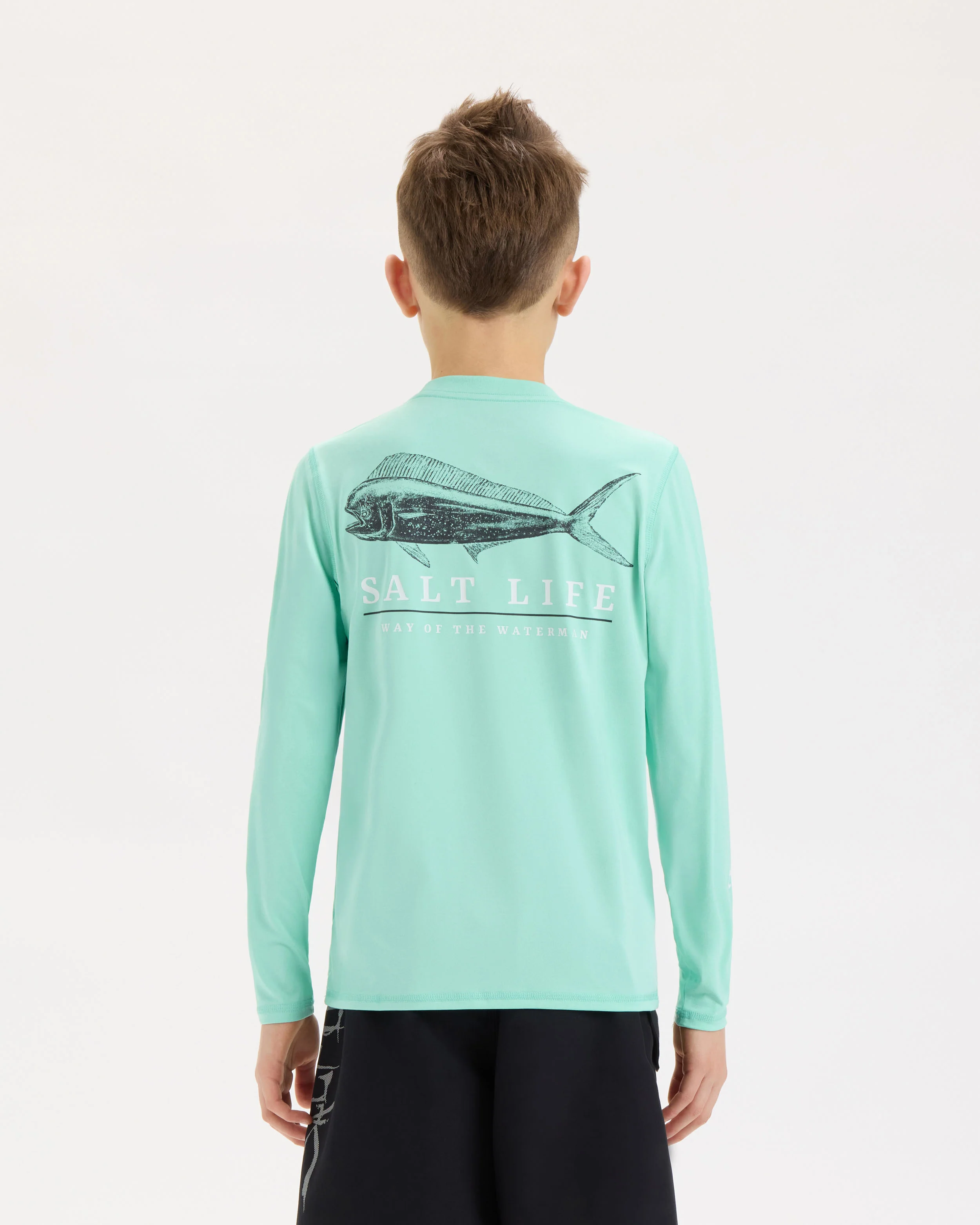 Youth Mahi Way SLX Performance Long Sleeve Tee - Image 4