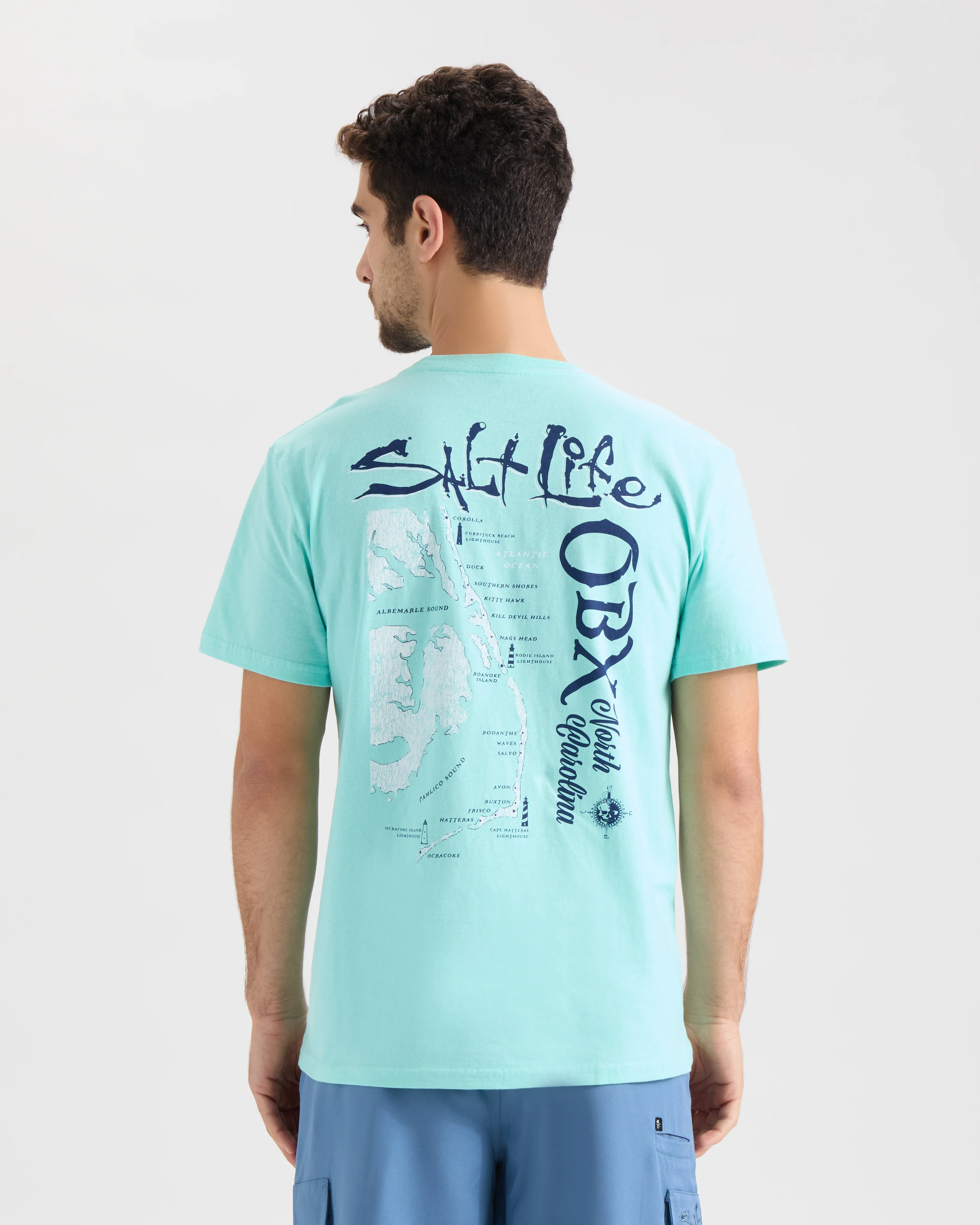 Men’s OBX Map Short Sleeve Tee - Image 4