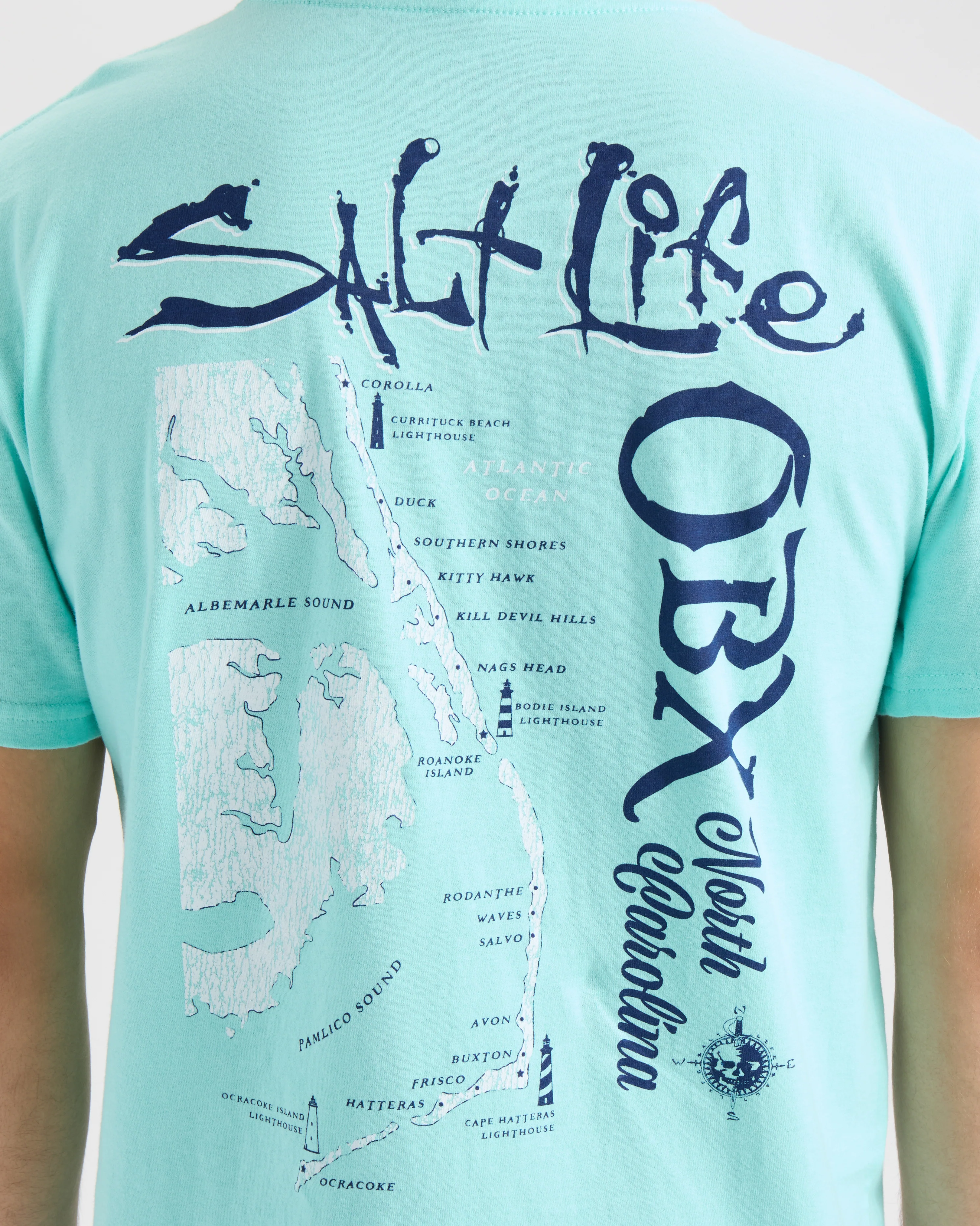 Men’s OBX Map Short Sleeve Tee - Image 5