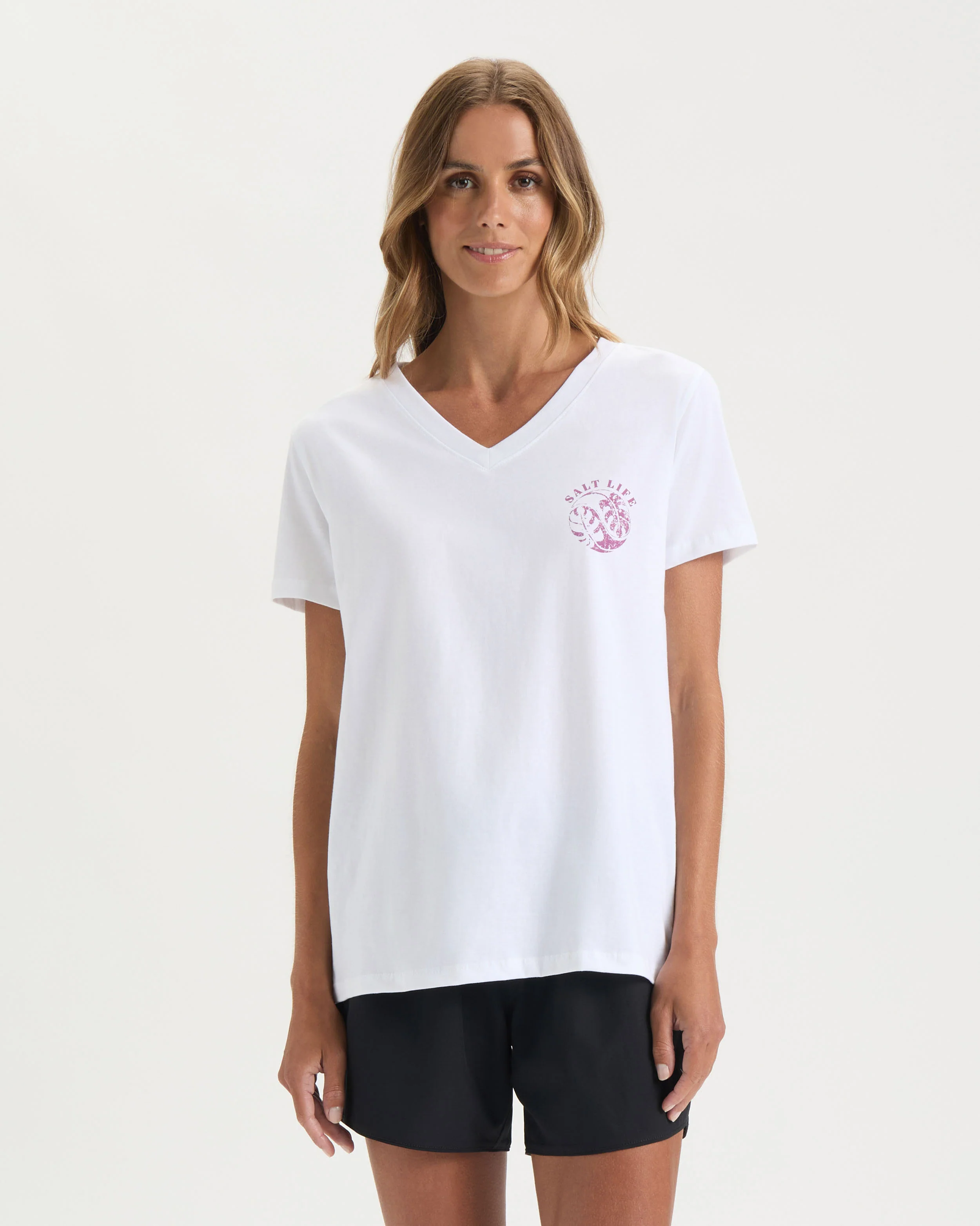 Women’s Monstera Harmony Short Sleeve Tee - Image 3