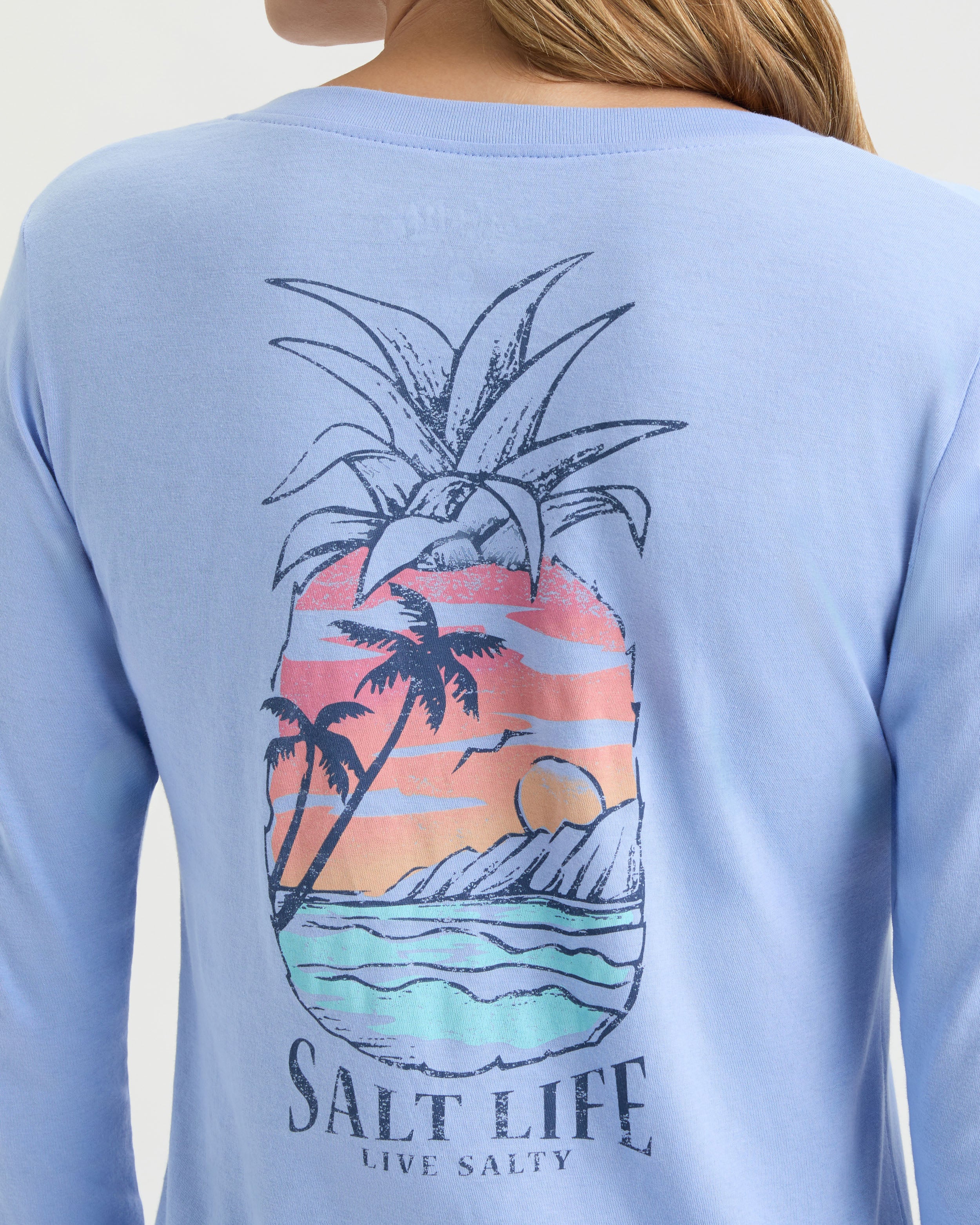 Women's Never Lost V-Neck Long Sleeve Fitted Shirt - Image 7